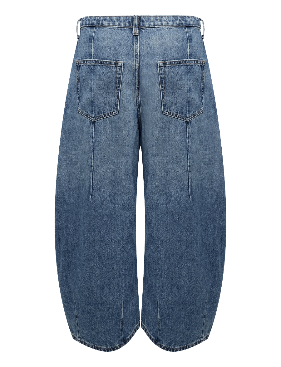 Topshop - TSMATHILDE MR BARREL DNM JEANS MB - barrel jeans - medium blue denim - 2