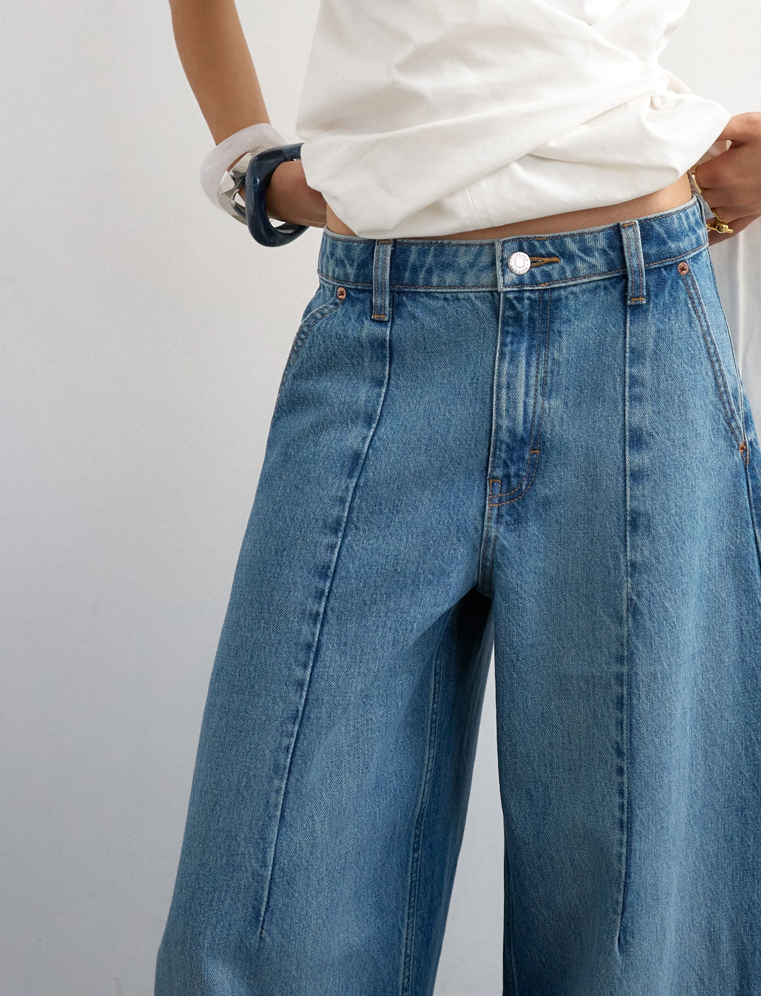 TOPSHOP Tsmathilde Mr Barrel Dnm Jeans Mb dam – bild 6