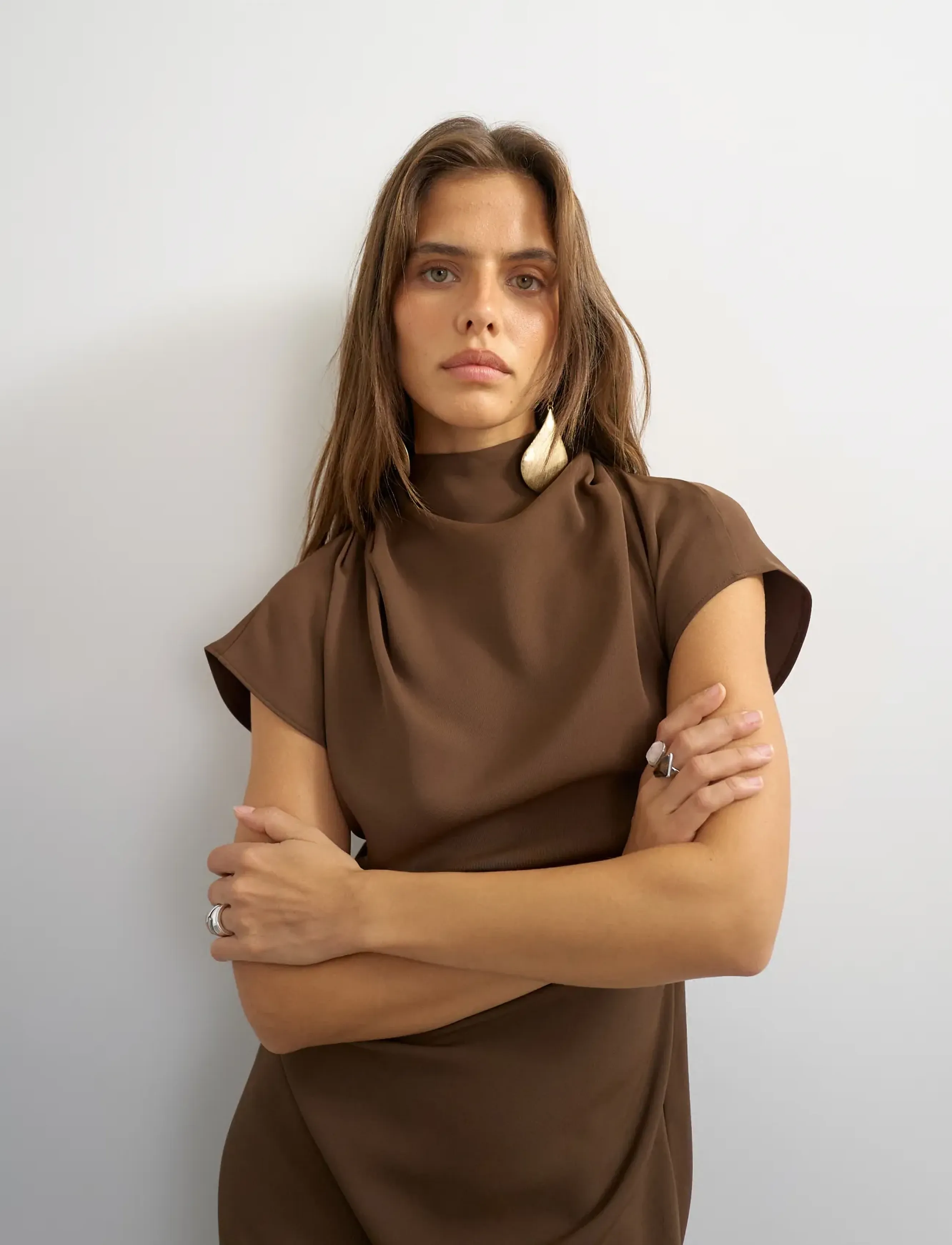 TOPSHOP Tsolivia Scarf Neck Mini Dress Wvn klänningar dam – bild 6