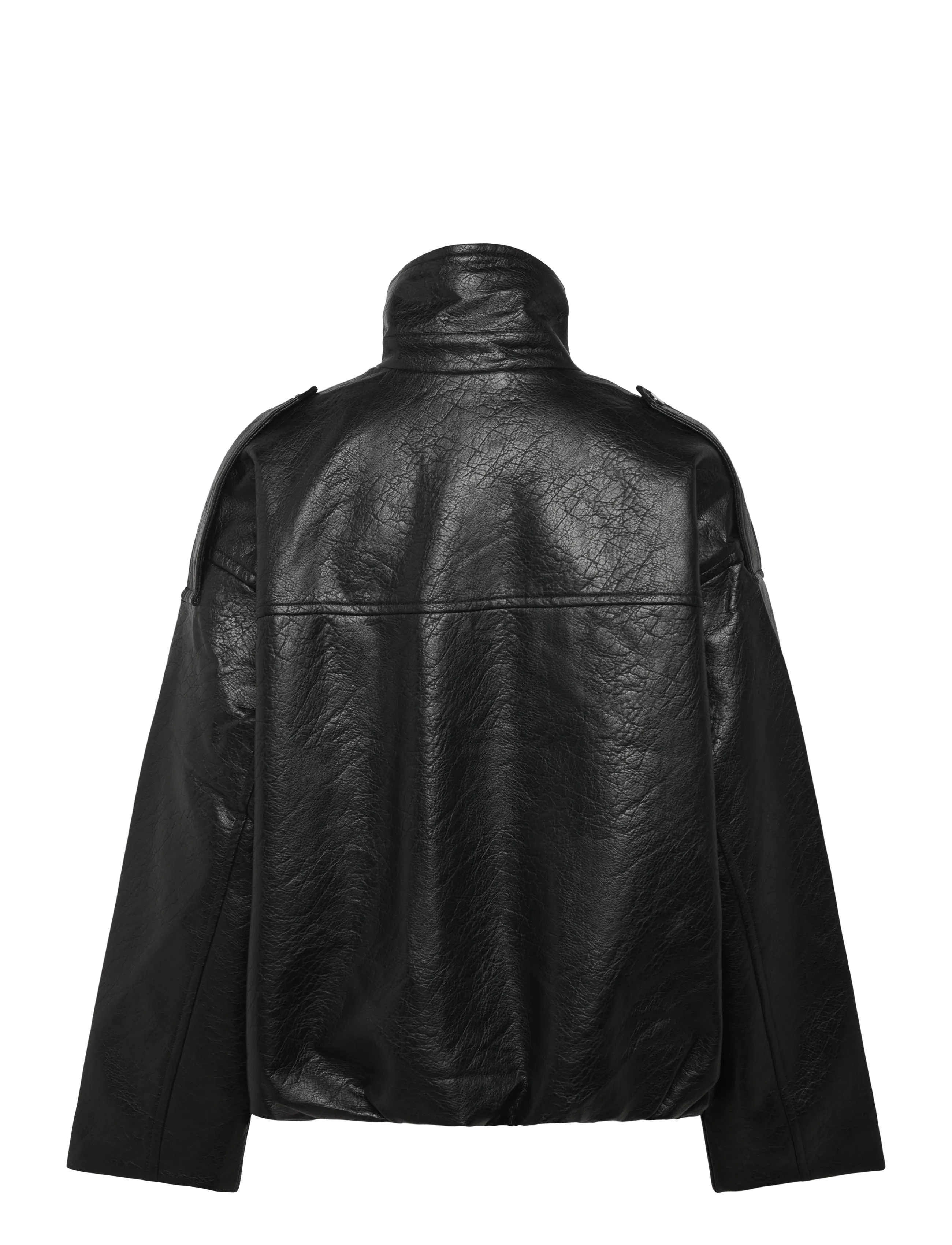 Topshop - TSTOMA COATED BOMBER OTW - forårsjakker - black - 2