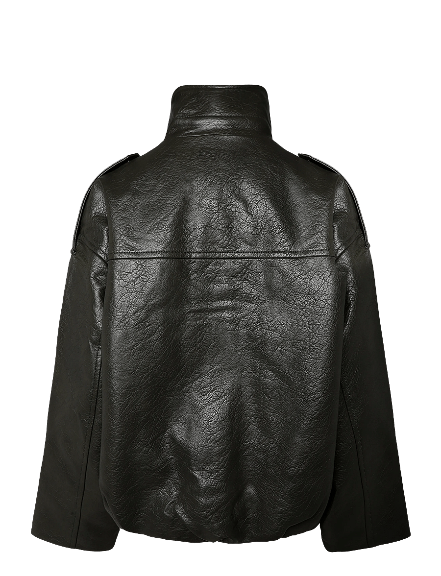 Topshop - TSTOMA COATED BOMBER OTW - bomberjakid - green bee - 2