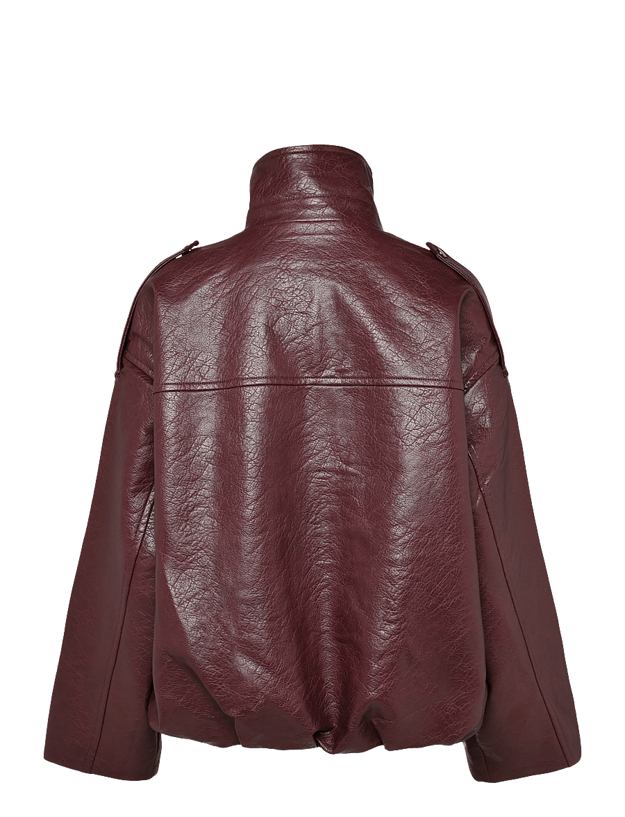 Topshop - TSTOMA COATED BOMBER OTW - bomberjakker - winery - 2