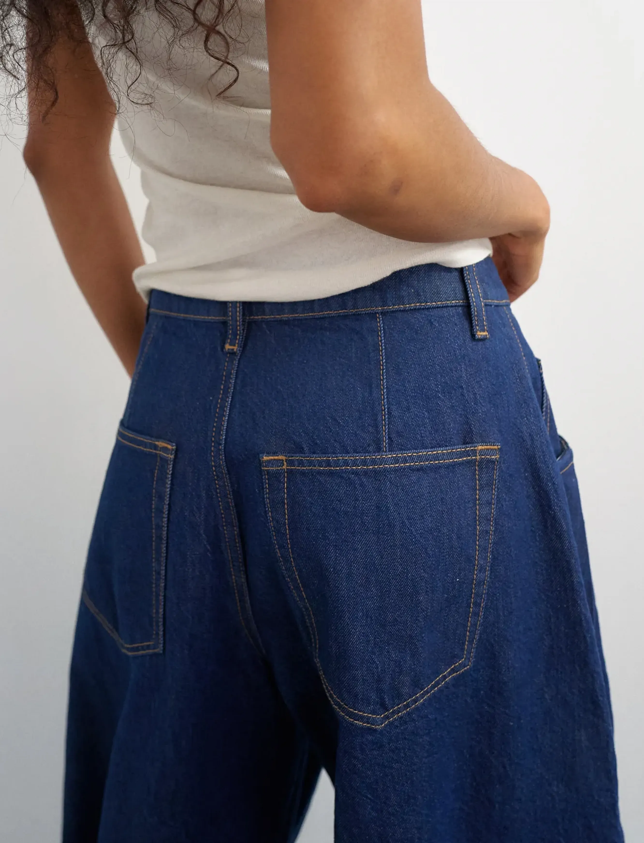 Topshop - TSCOCOON DNM JEANS DB - barrel-teksad - dark blue denim - 3