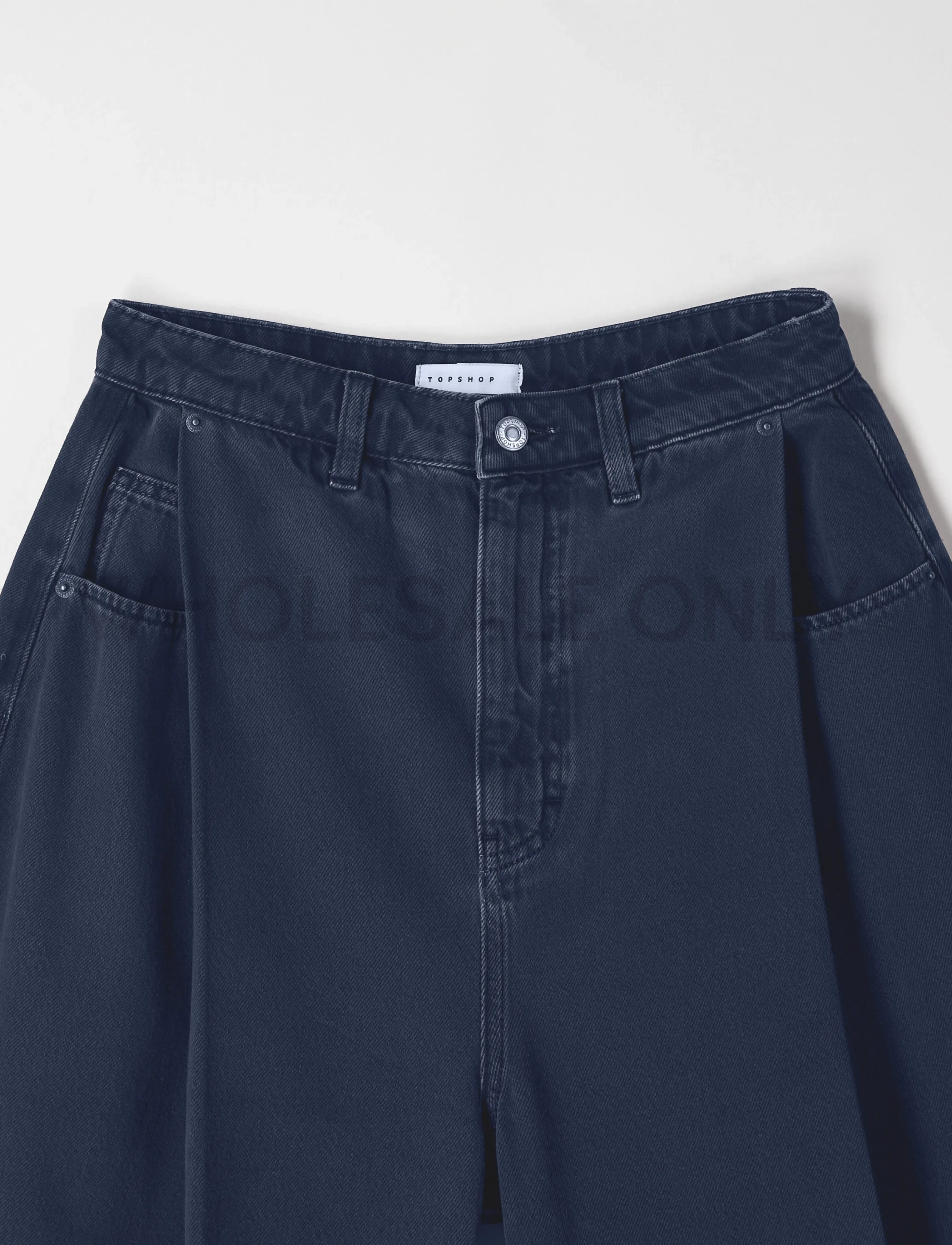 Topshop - TSCOCOON DNM JEANS DB - barrel jeans - dark blue denim - 1