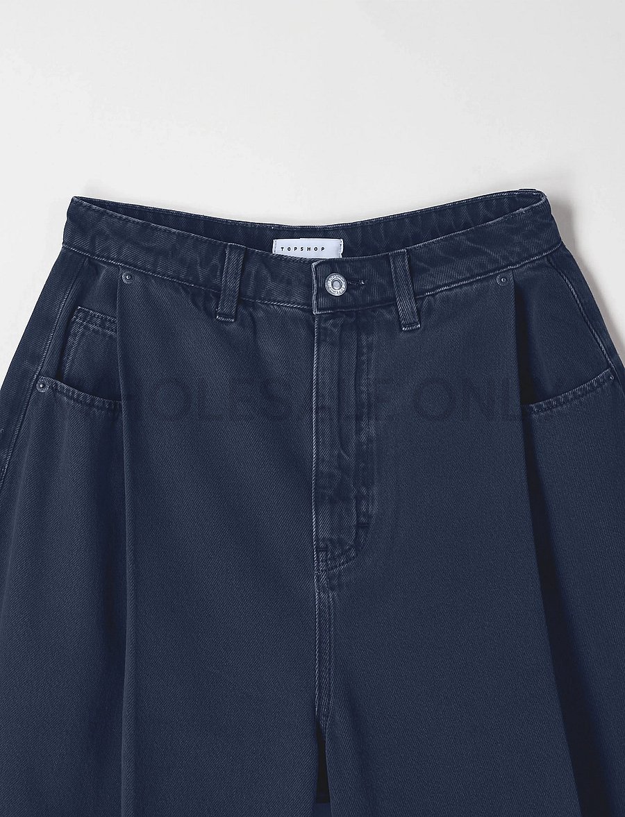 Topshop - TSCOCOON DNM JEANS DB - barrel jeans - dark blue denim - 1