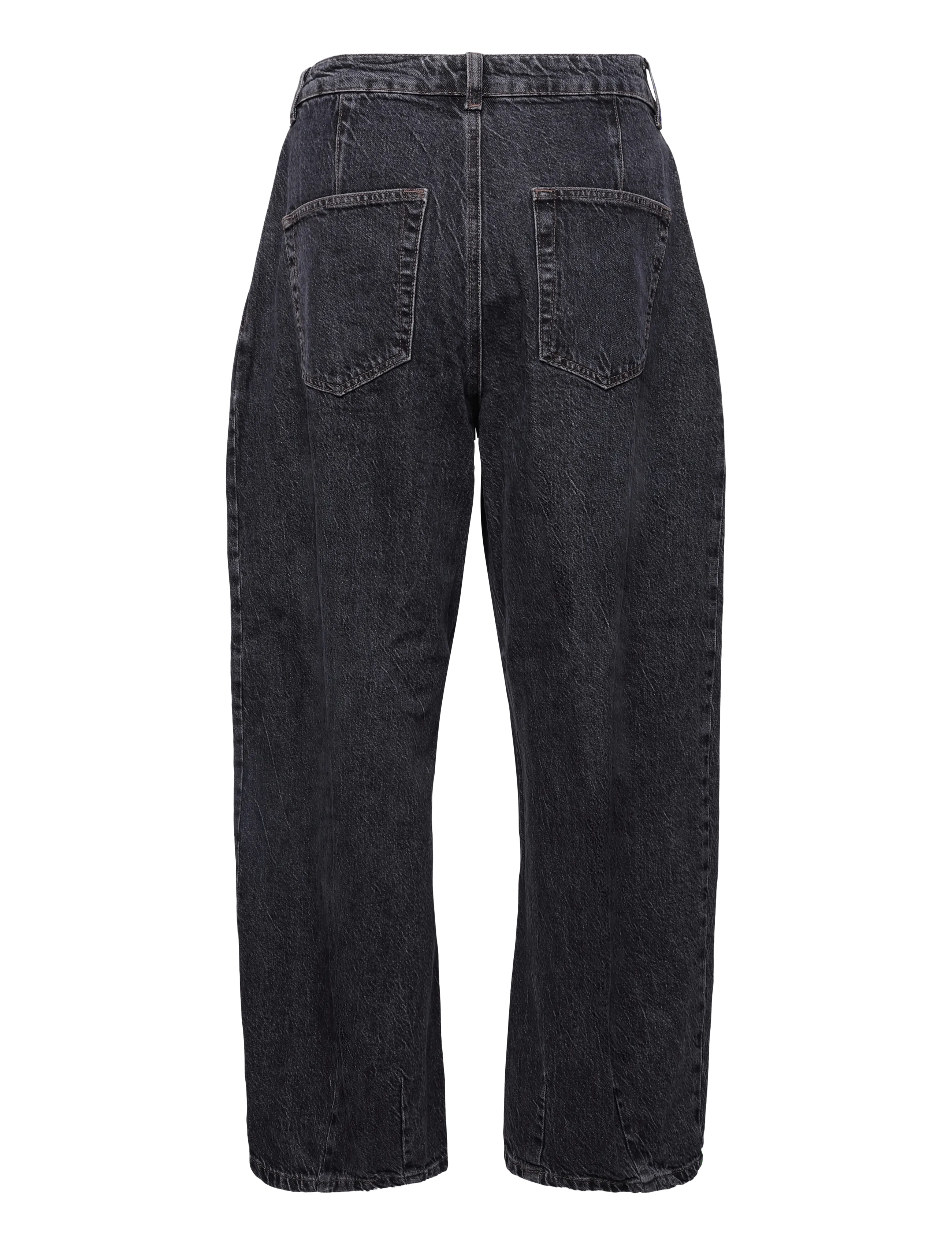 Topshop - TSCOCOON DNM JEANS BLW - barrel jeans - black denim - 2