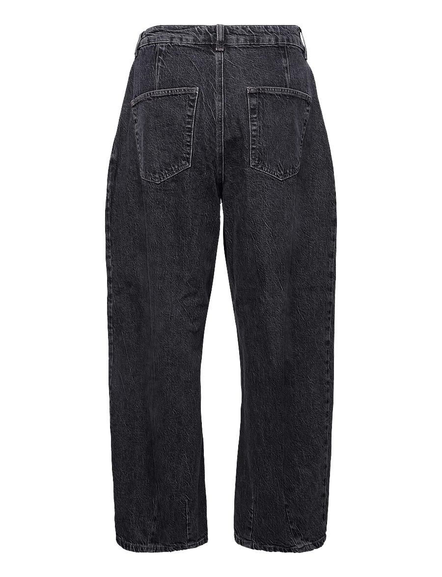 Topshop - TSCOCOON DNM JEANS BLW - barrel jeans - black denim - 2