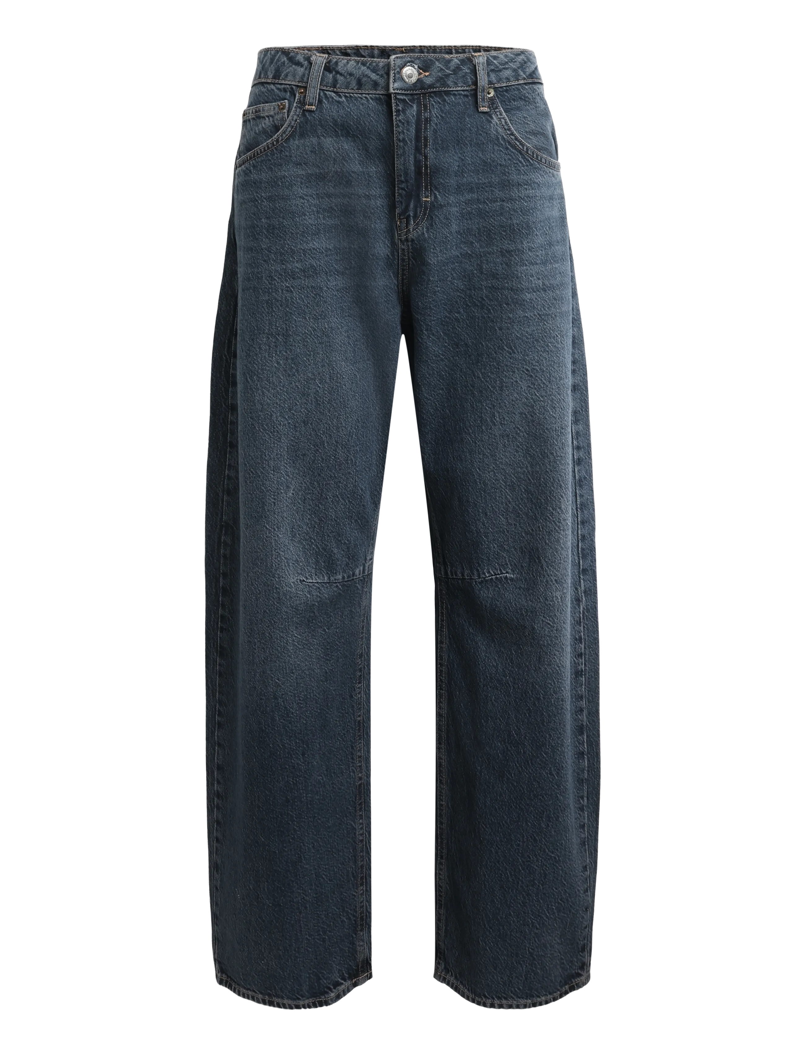 Topshop - TSBARREL HIGH RISE DENIM JEANS BB - blue black denim - 1