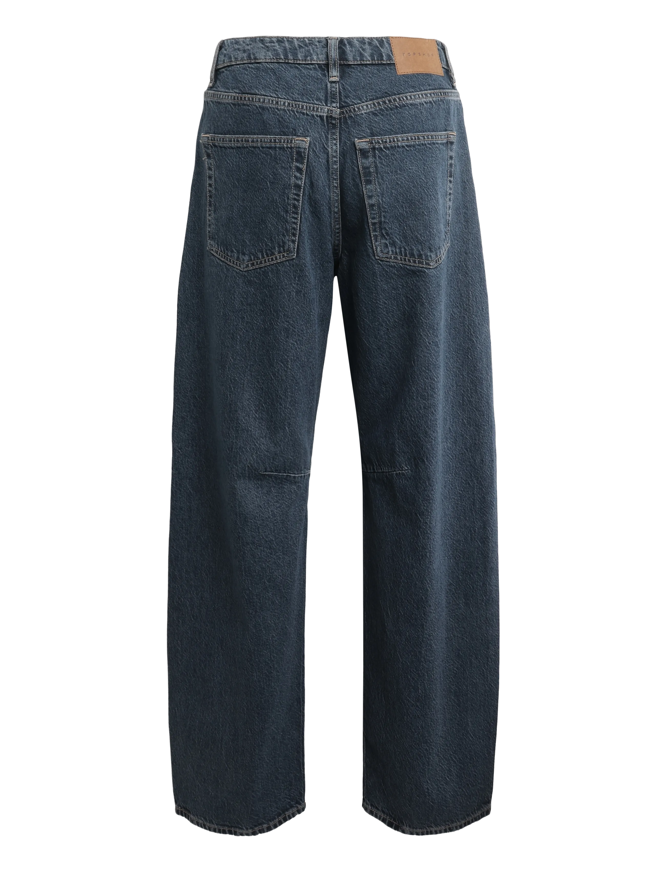 Topshop - TSBARREL HIGH RISE DENIM JEANS BB - blue black denim - 2