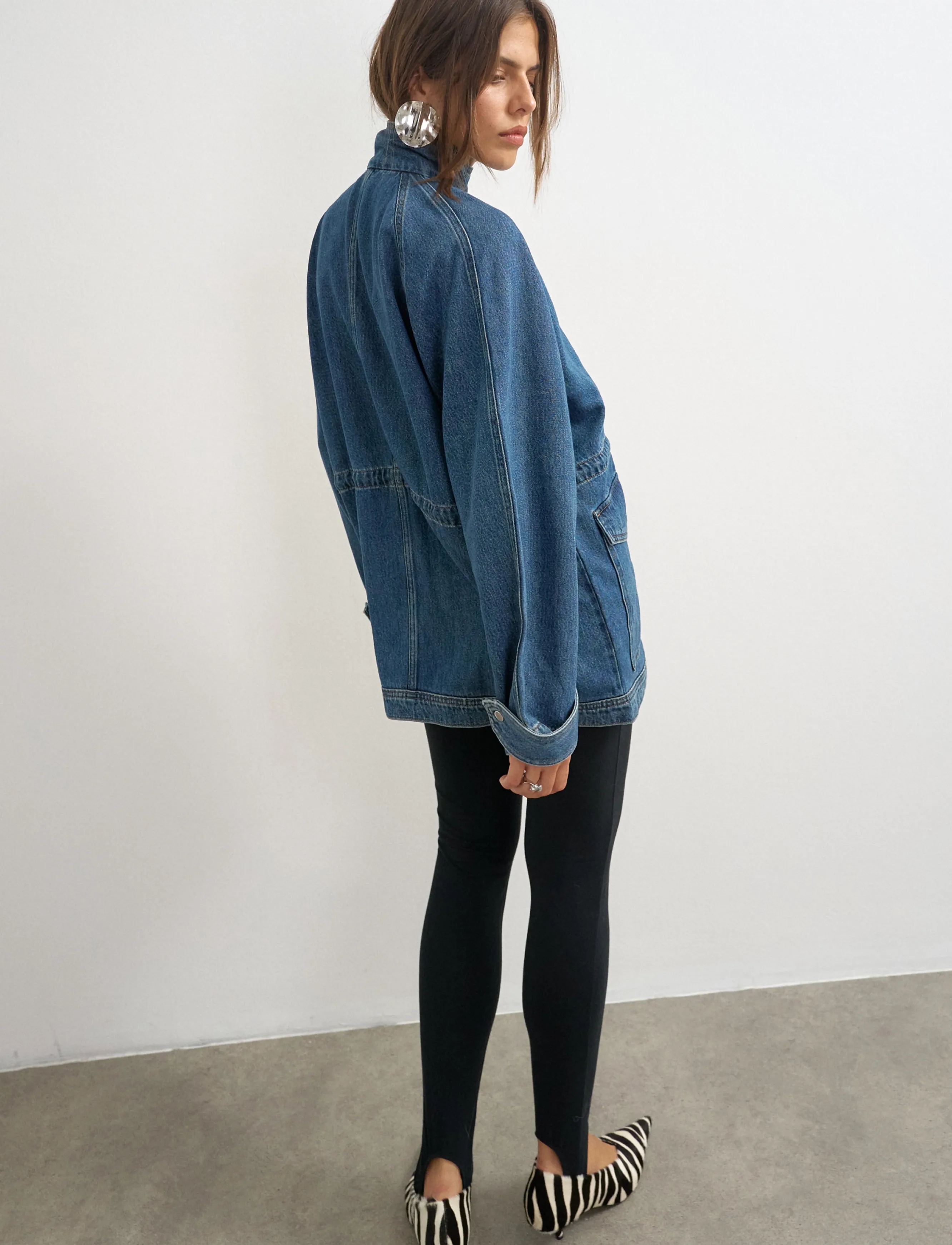 Topshop - TSEJA OVERSIZED DENIM JACKET DNM - jeansjacken - medium blue denim - 3