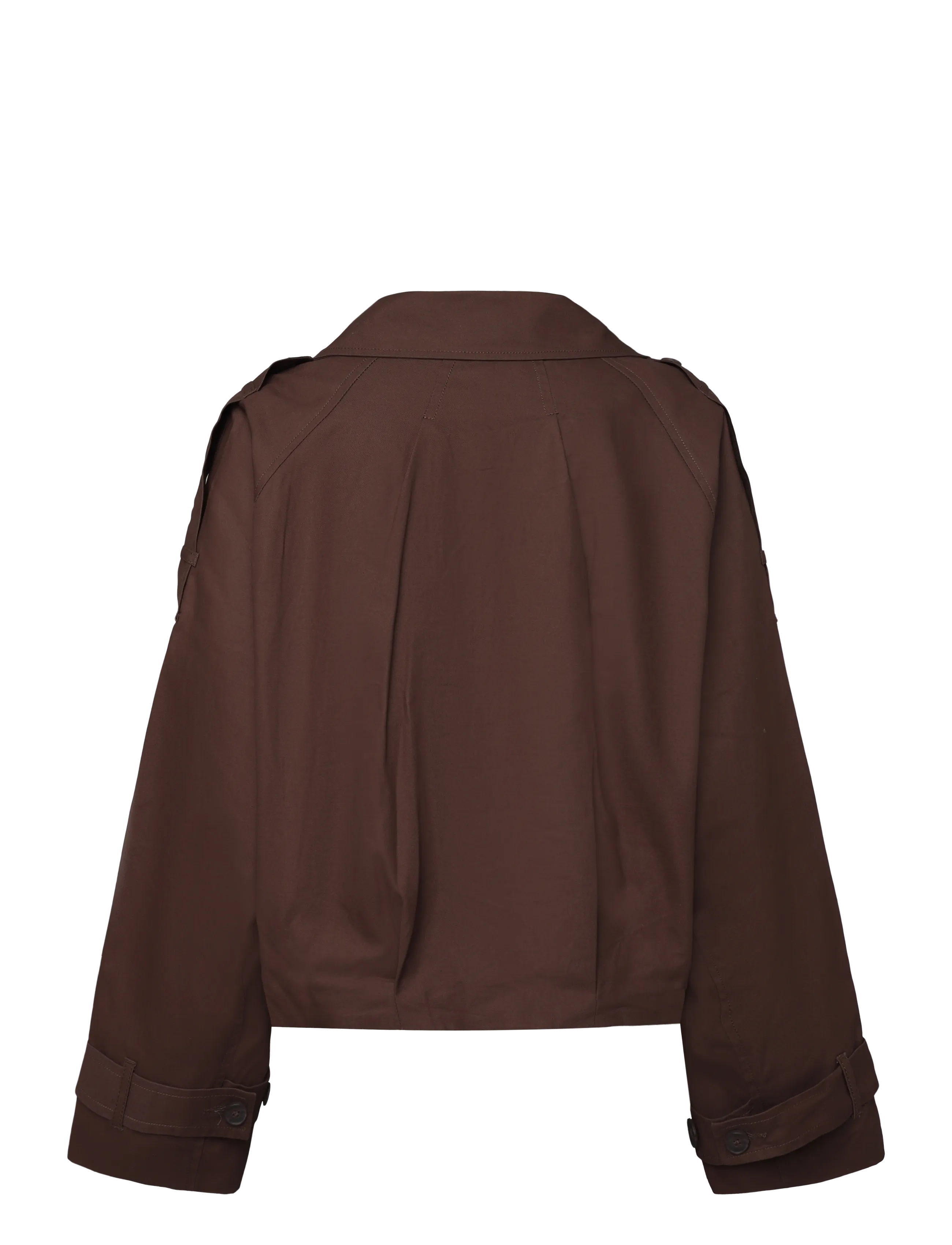 Topshop - TSHABA CROPPED TRENCHCOAT OTW - vihmamantlid - red heart - 2