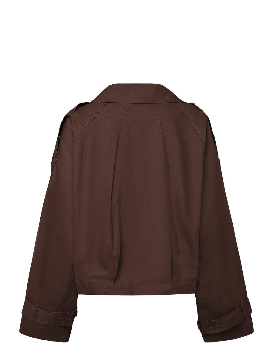 Topshop - TSHABA CROPPED TRENCHCOAT OTW - vihmamantlid - red heart - 2