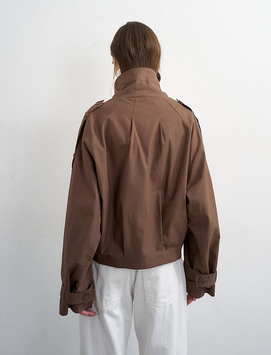 Topshop - TSHABA CROPPED TRENCHCOAT OTW - vihmamantlid - red heart - 3
