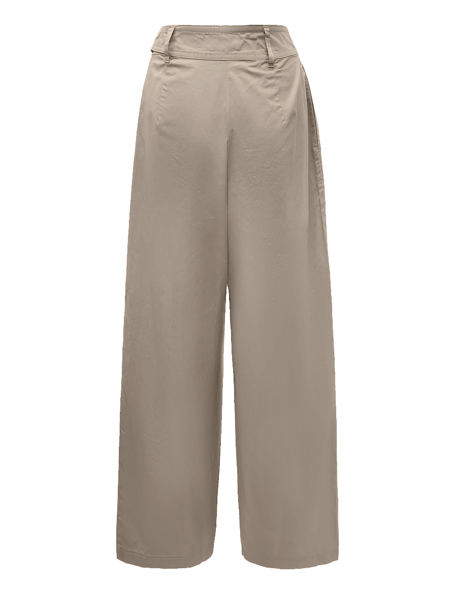 Topshop - TSHIMA TECHY TROUSERS OTW - laia säärega püksid - mushroom - 2