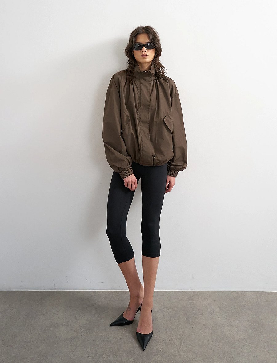 Topshop - TSHIVA TECHY JACKET OTW - tuulejoped - chocolate brown - 4