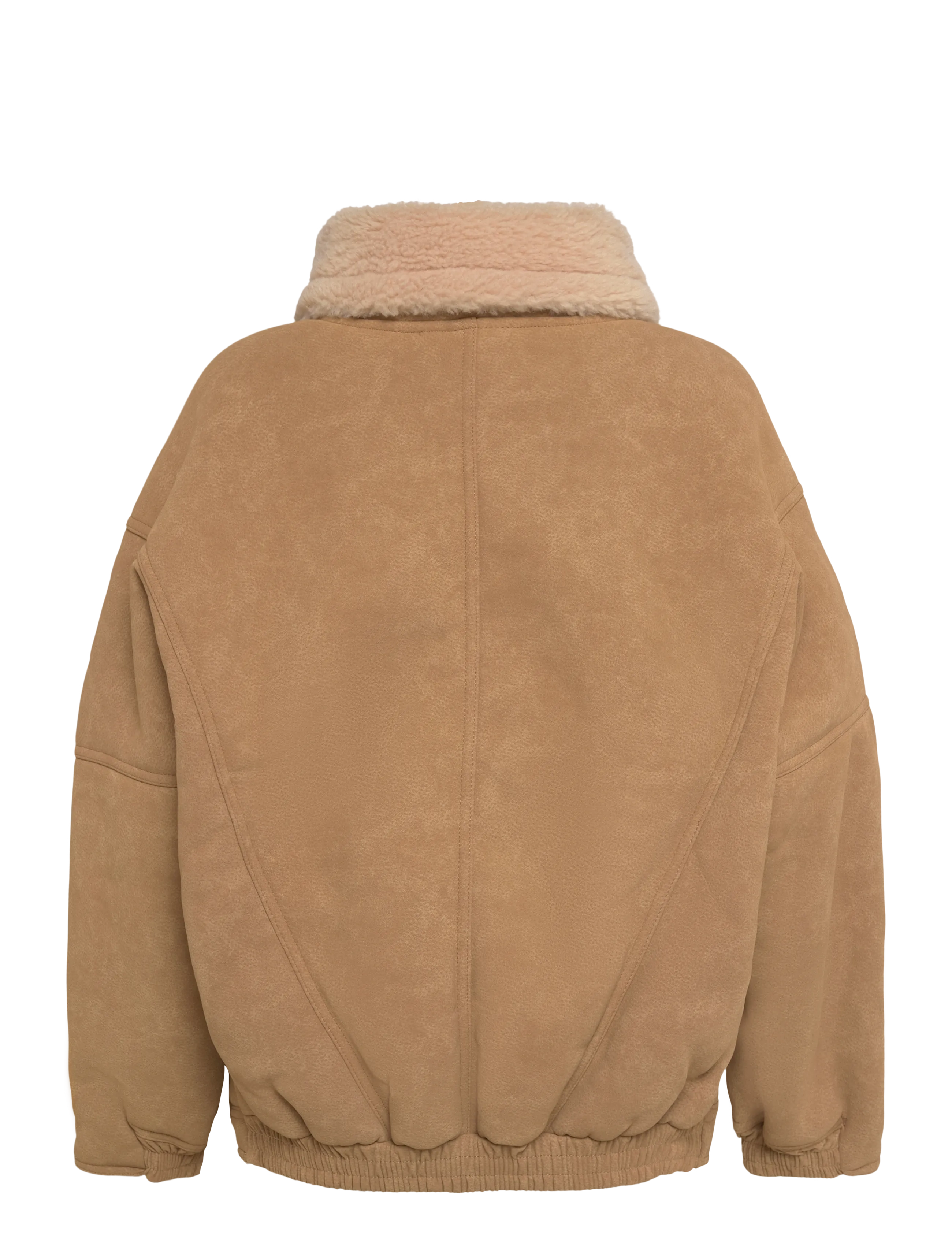 Topshop - TSTULLA OVOID SHEARKING JACKET OTW - kunstpelz - tan - 2