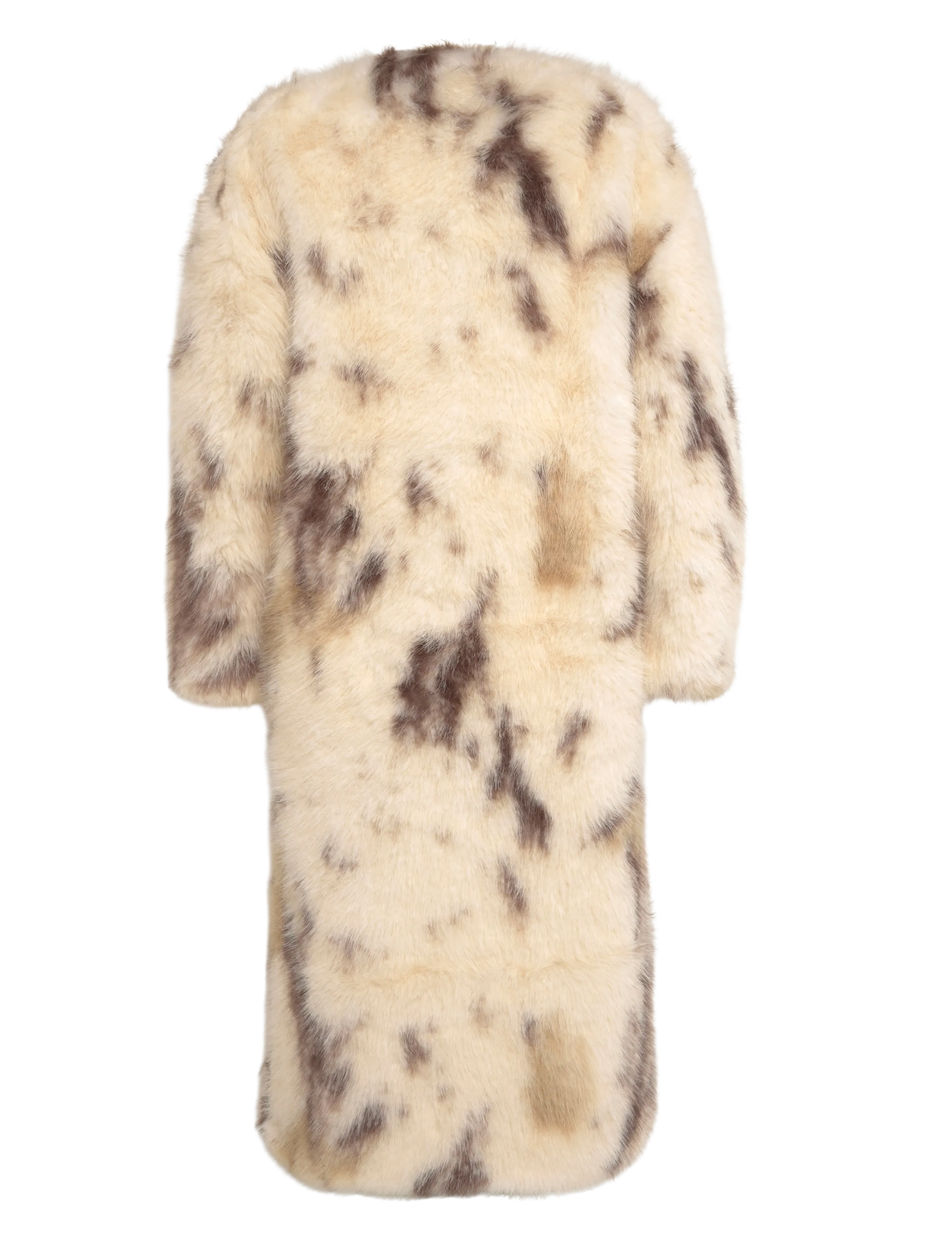Topshop - TSSELMI COAT OTW - kunstpelz - buttercream - 2
