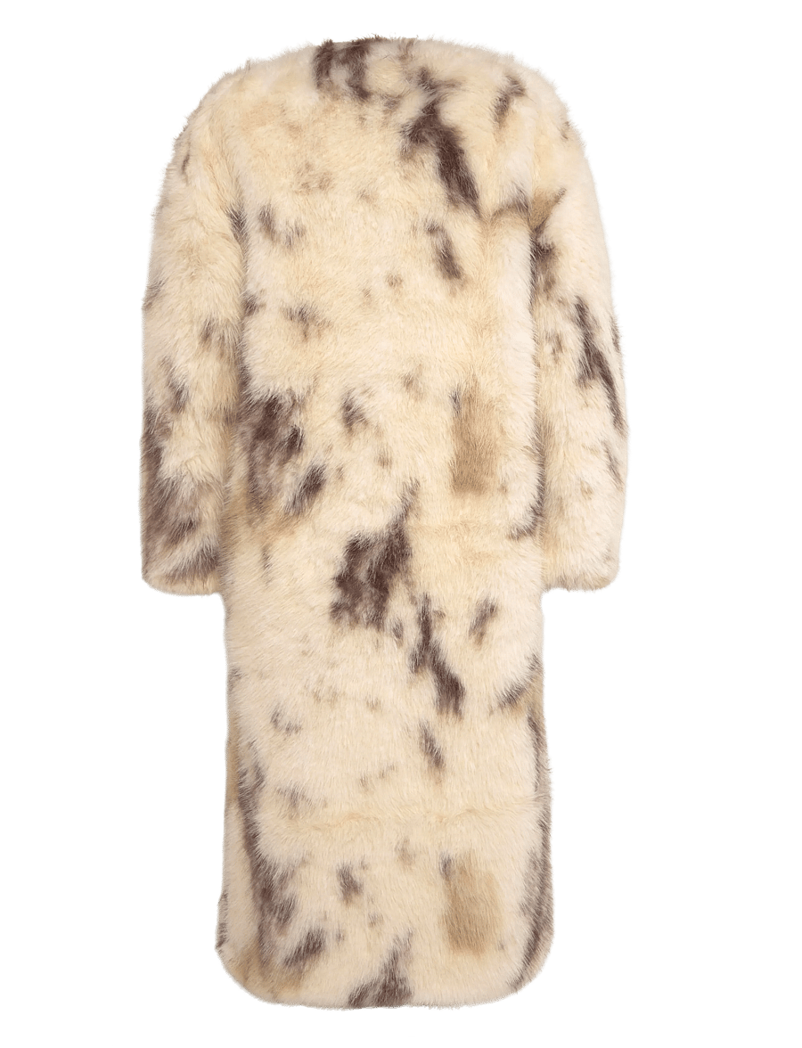 Topshop - TSSELMI COAT OTW - kunstpelz - buttercream - 2