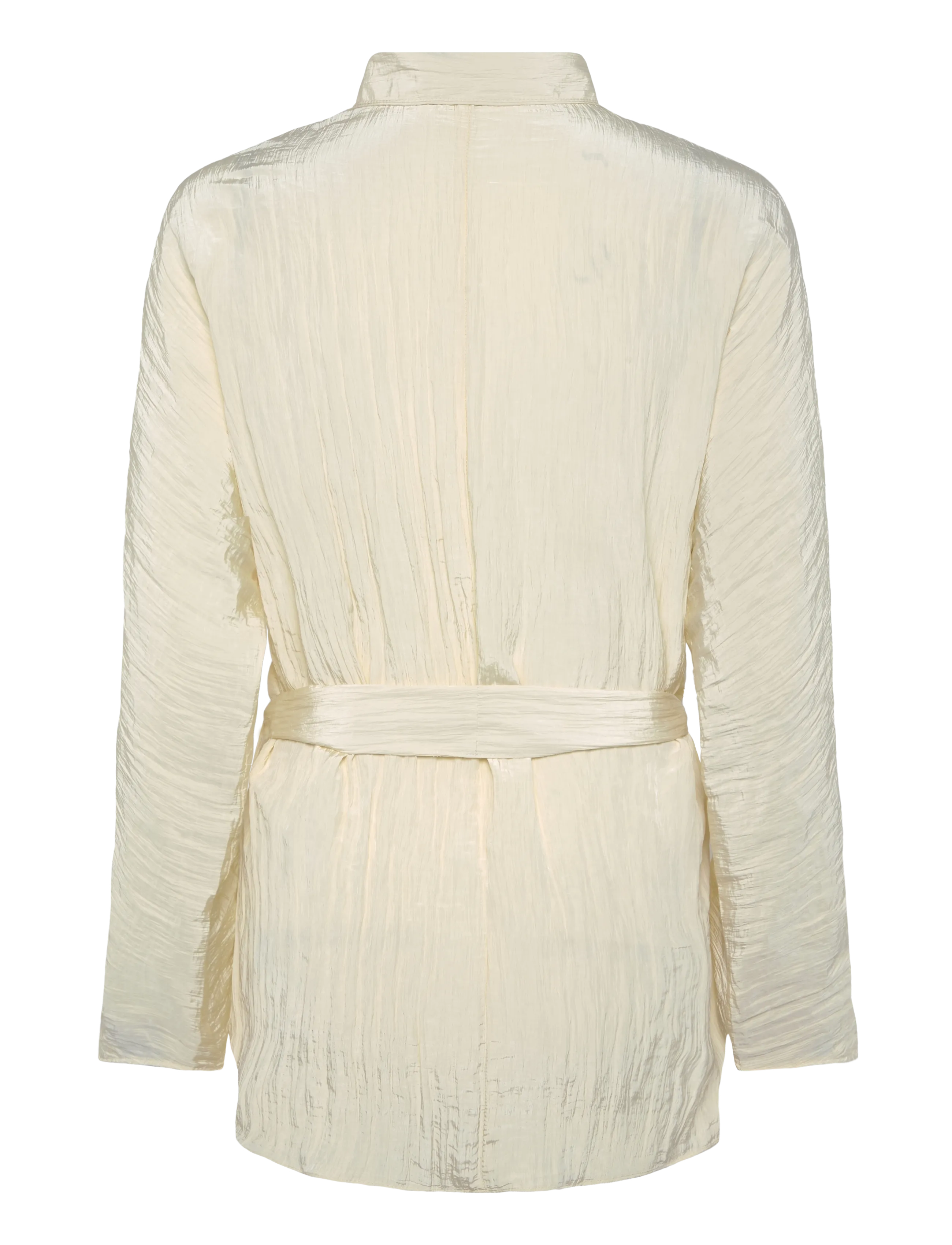 Topshop - TSTRINA WAIST TIE TUNIC TOP WVN - buttercream - 2