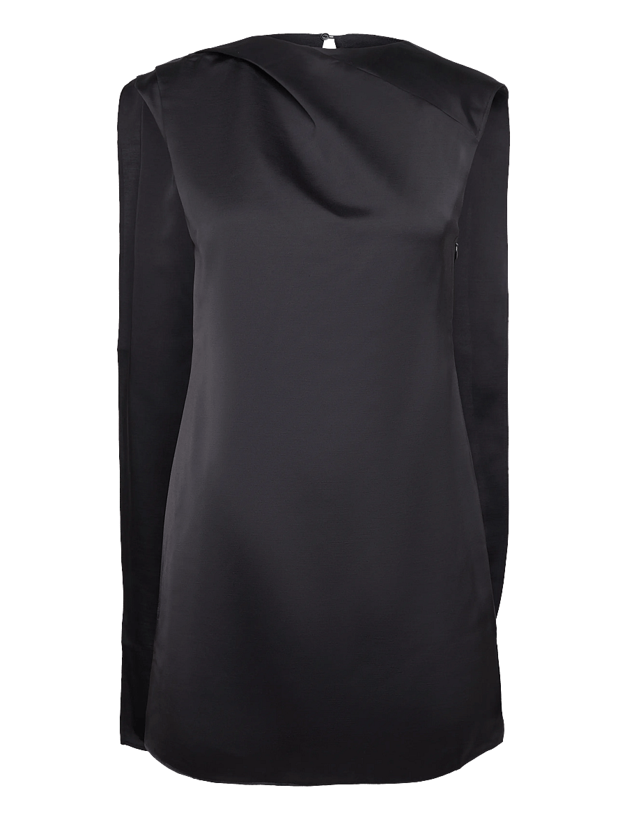 Topshop - TSTRILLE SL SATIN MINI DRESS WVN - partykleider - black - 1