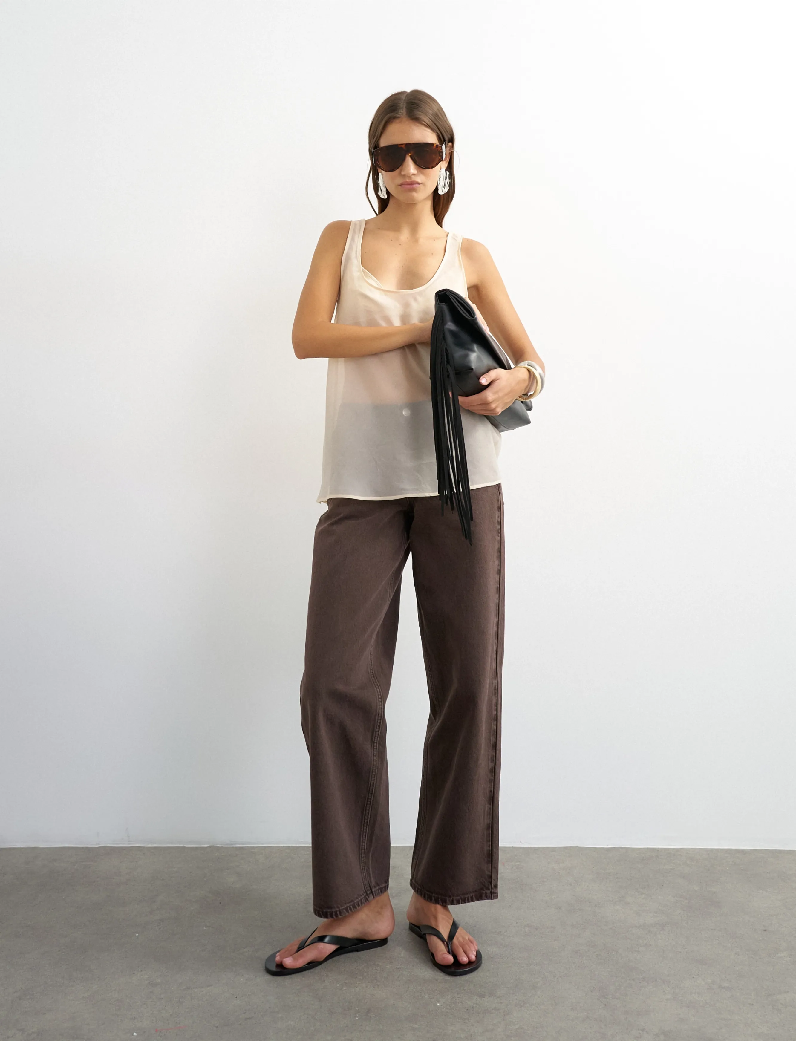 TOPSHOP Tscinch Lr Wide Dnm Jeans dam – bild 6