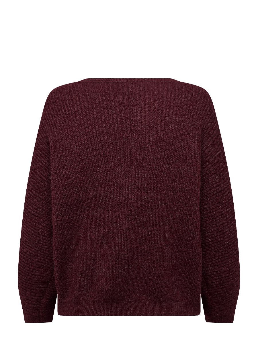 Topshop - TSRENE LS CARDIGAN KNT NOOS - cardigans - burgundy - 1