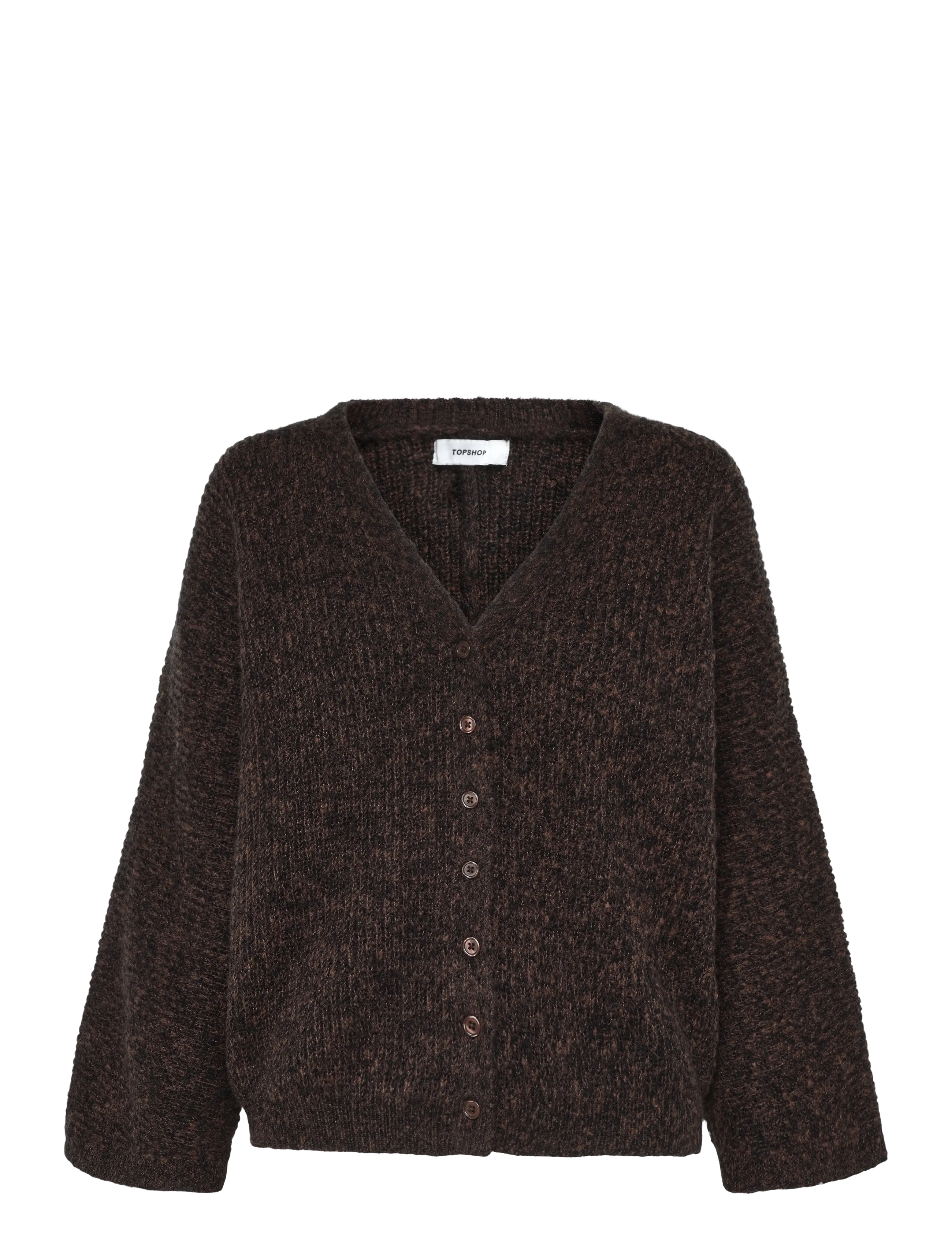Topshop TSRENE LS CARDIGAN KNT NOOS - Topshop - CHOCOLATE BROWN / brown