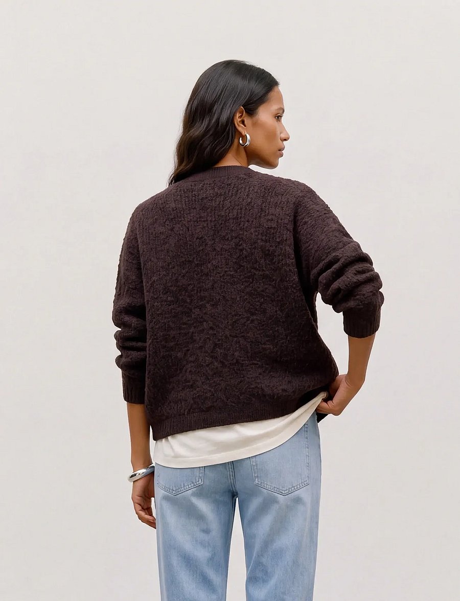 Topshop - TSRENE LS CARDIGAN KNT NOOS - strickjacken - chocolate brown - 3