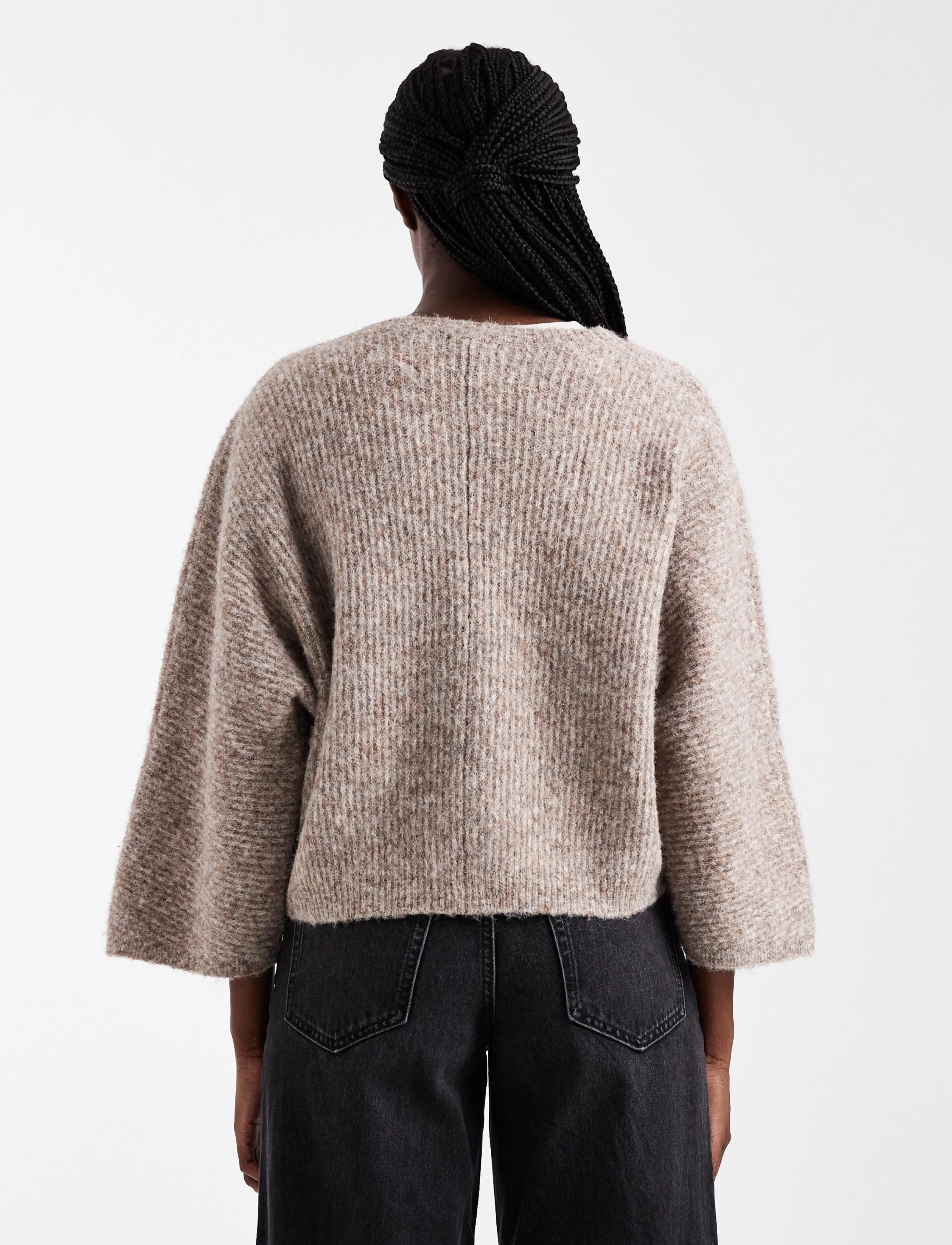 Topshop - TSRENE LS CARDIGAN KNT NOOS - koftor - oatmeal - 3