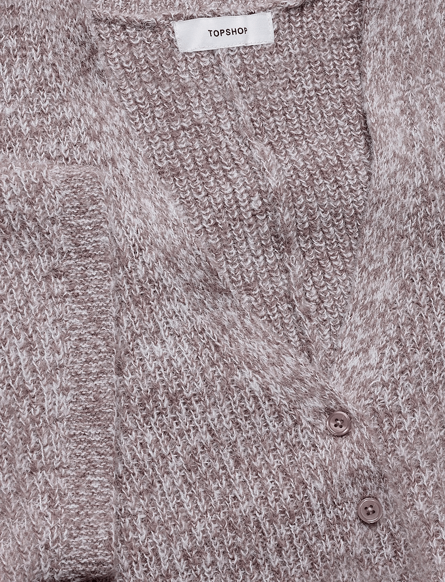Topshop - TSRENE LS CARDIGAN KNT NOOS - koftor - oatmeal - 5
