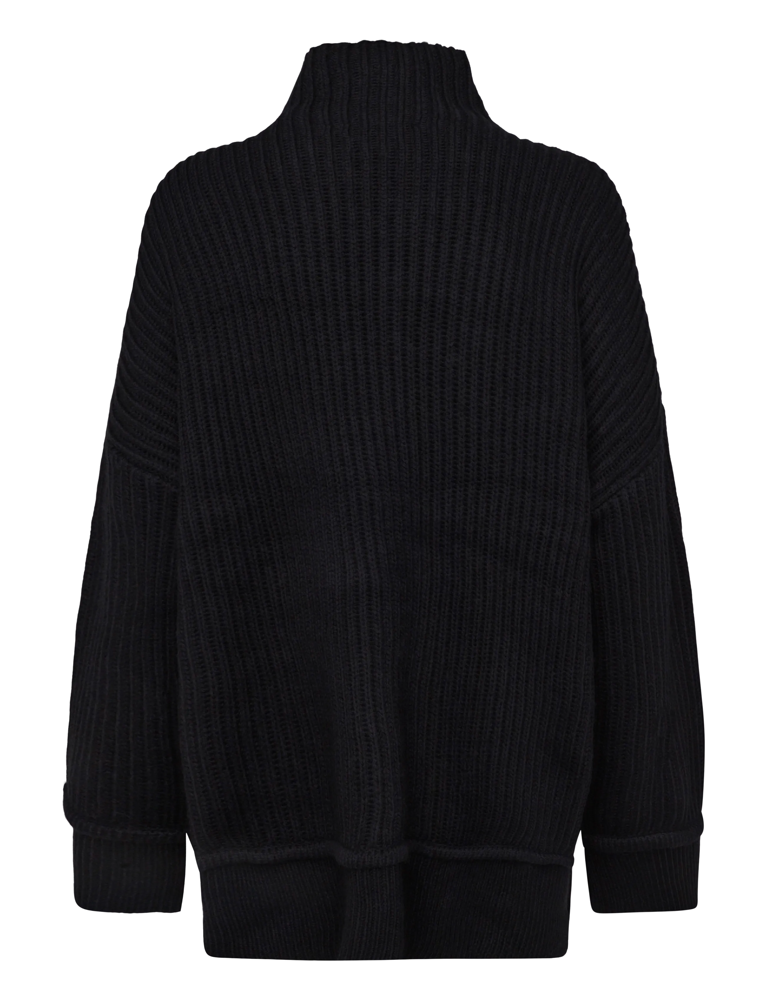 Topshop - TSROSA LS HIGH NECK JUMPER KNT - kampsunid - black - 1