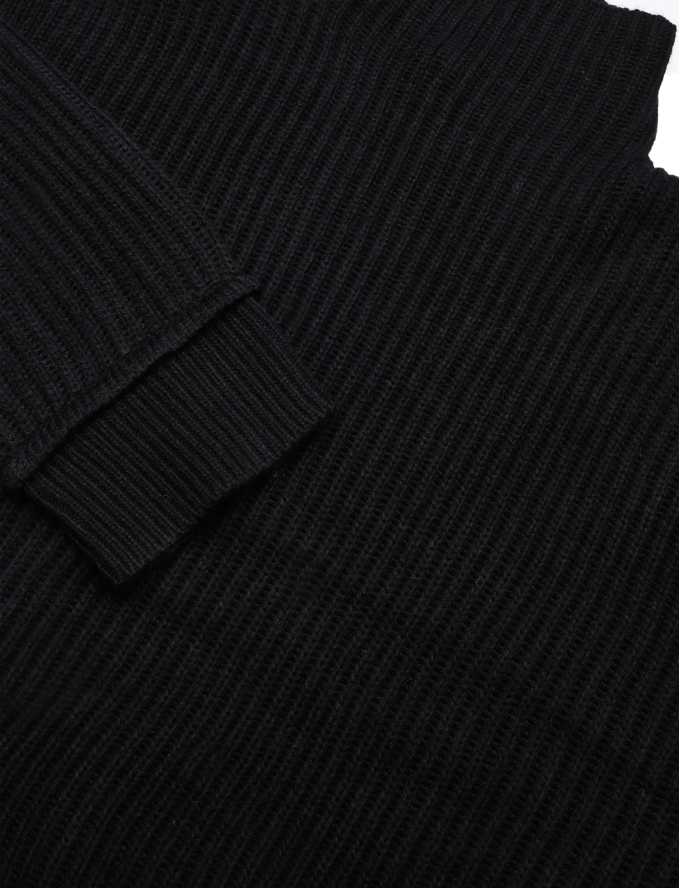 Topshop - TSROSA LS HIGH NECK JUMPER KNT - kampsunid - black - 3
