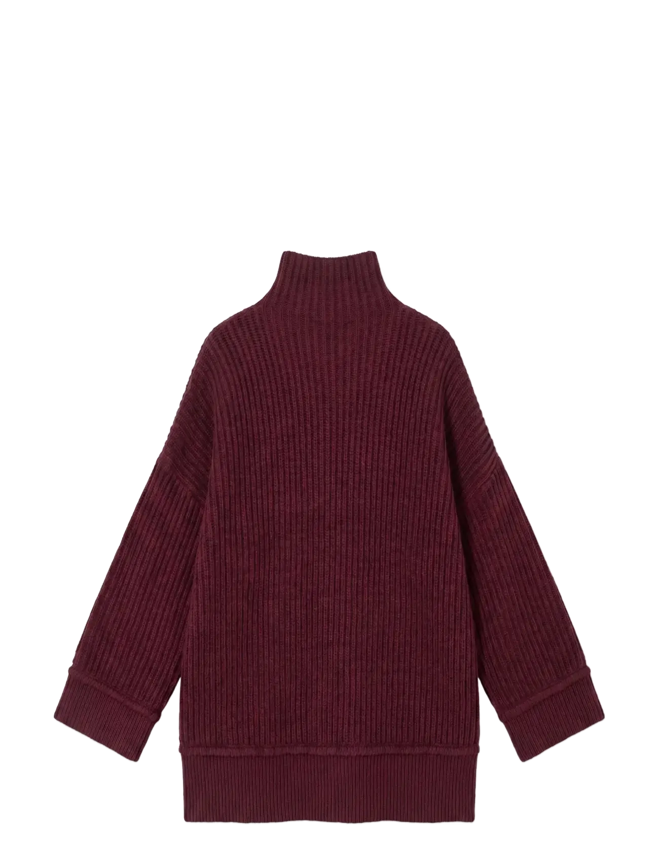 Topshop - TSROSA LS HIGH NECK JUMPER KNT - höstkläder - mulberry - 2