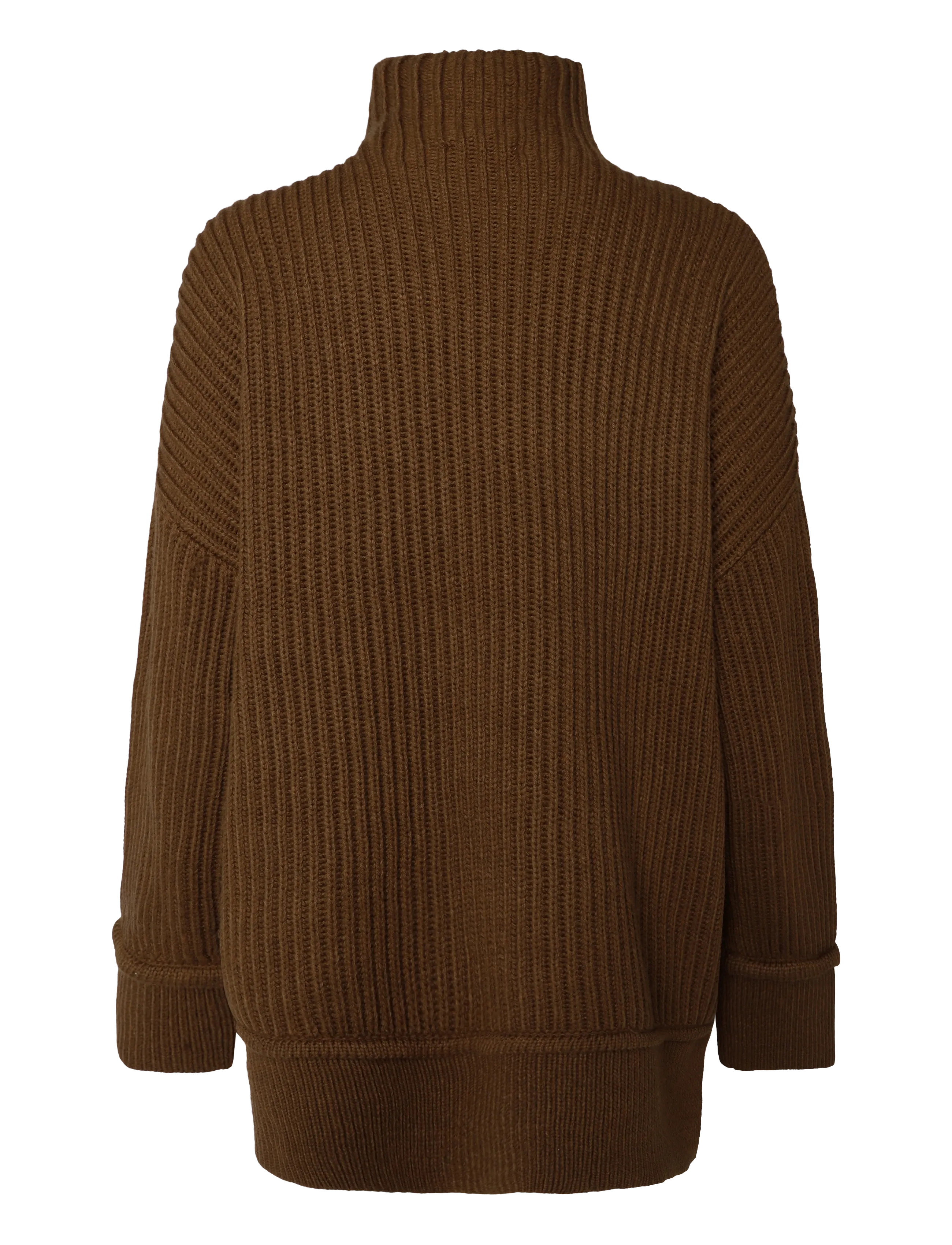 Topshop - TSROSA LS HIGH NECK JUMPER KNT - pullover - pecan brown - 2