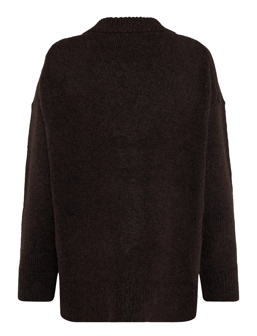 Topshop - TSRINNA LS LONG CARDIGAN KNT - koftor - tobacco brown - 2