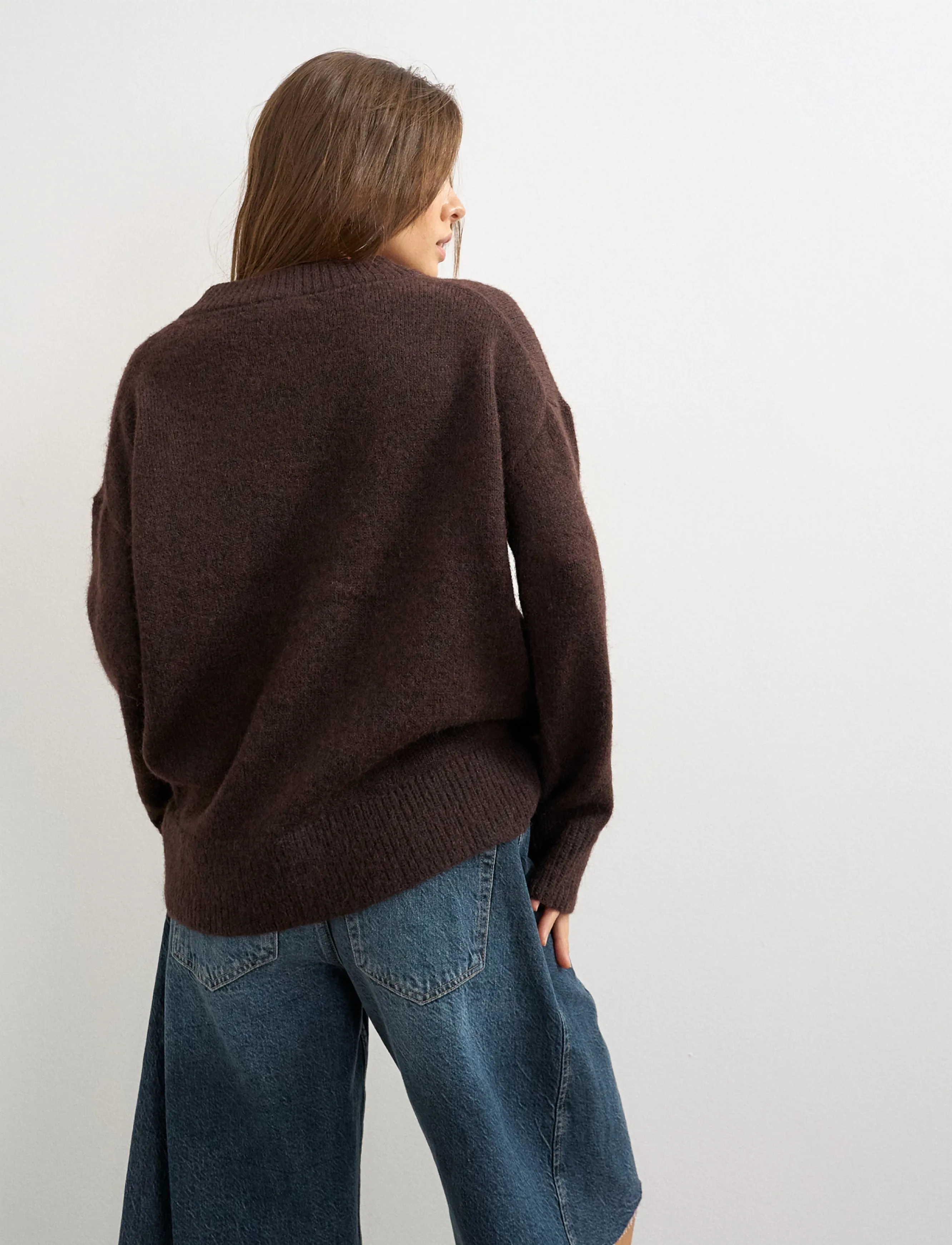 Topshop - TSRINNA LS LONG CARDIGAN KNT - koftor - tobacco brown - 3