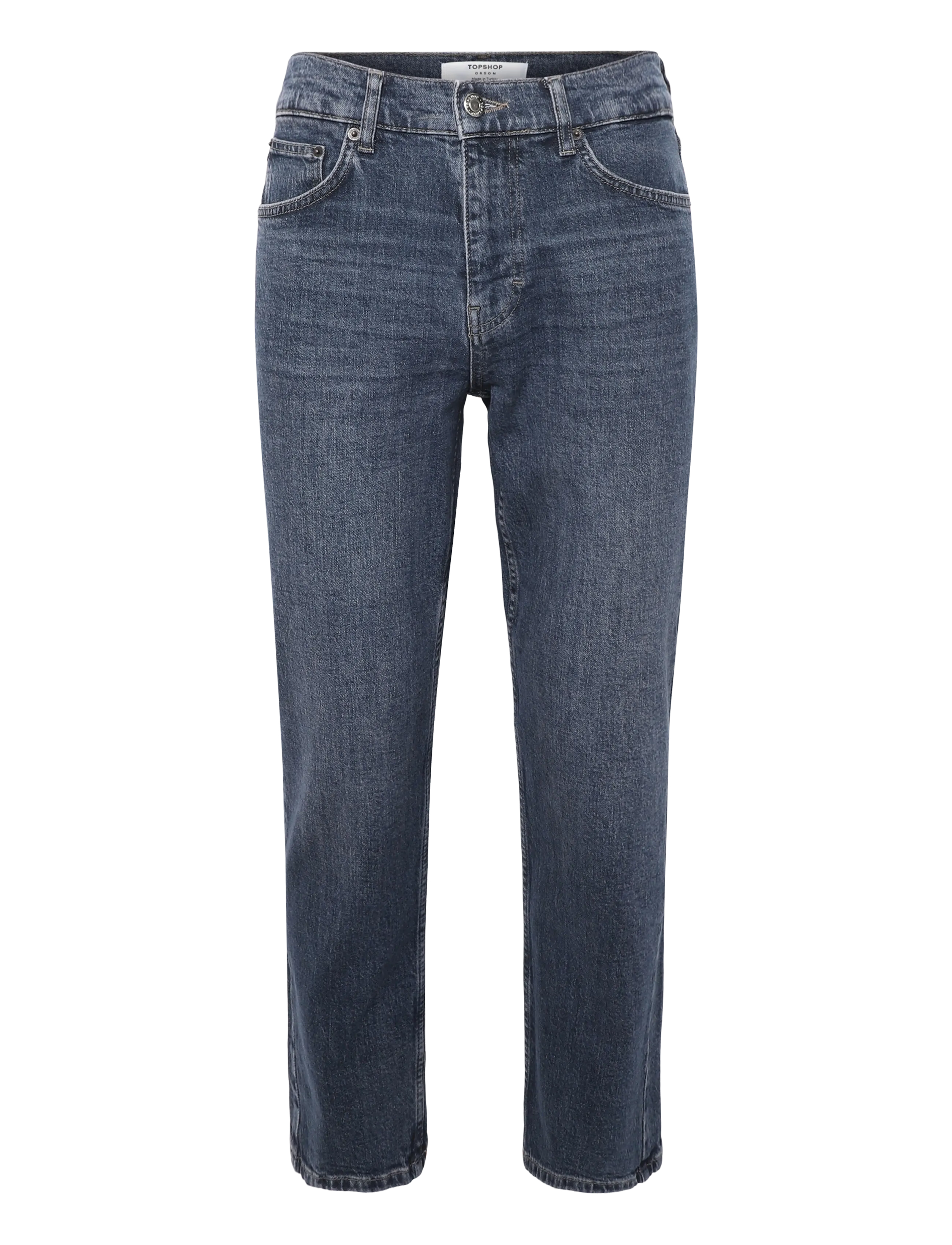 Topshop TSKARLA MR STR DNM JEANS BB - Festival outfit - BLUE BLACK DENIM / navy