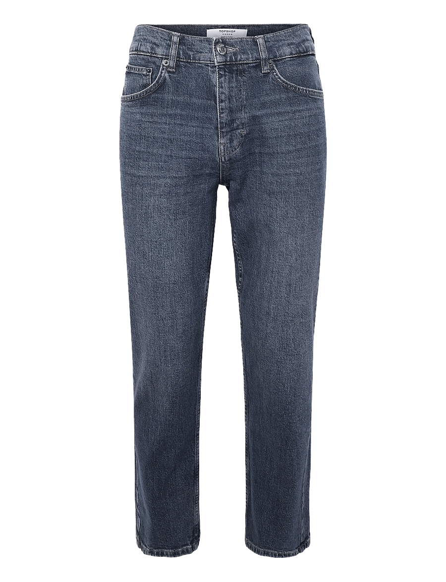 Topshop - TSKARLA MR STR DNM JEANS BB - gerade jeans - blue black denim - 0