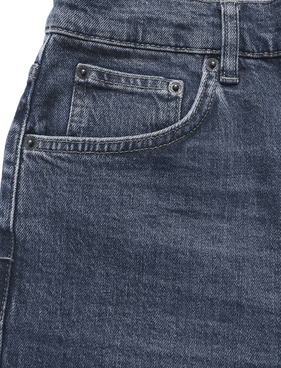 Topshop - TSKARLA MR STR DNM JEANS BB - gerade jeans - blue black denim - 2
