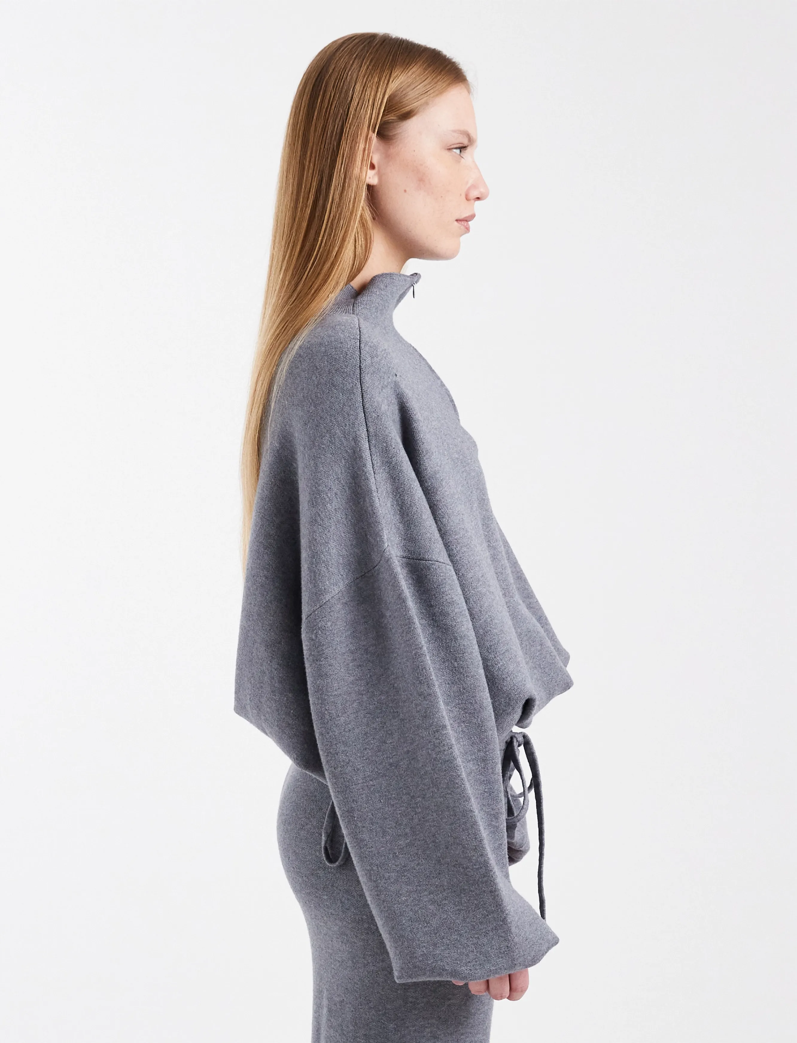 Topshop - TSFLORA KNITTED JUMPER KNT - kampsunid - grey - 4