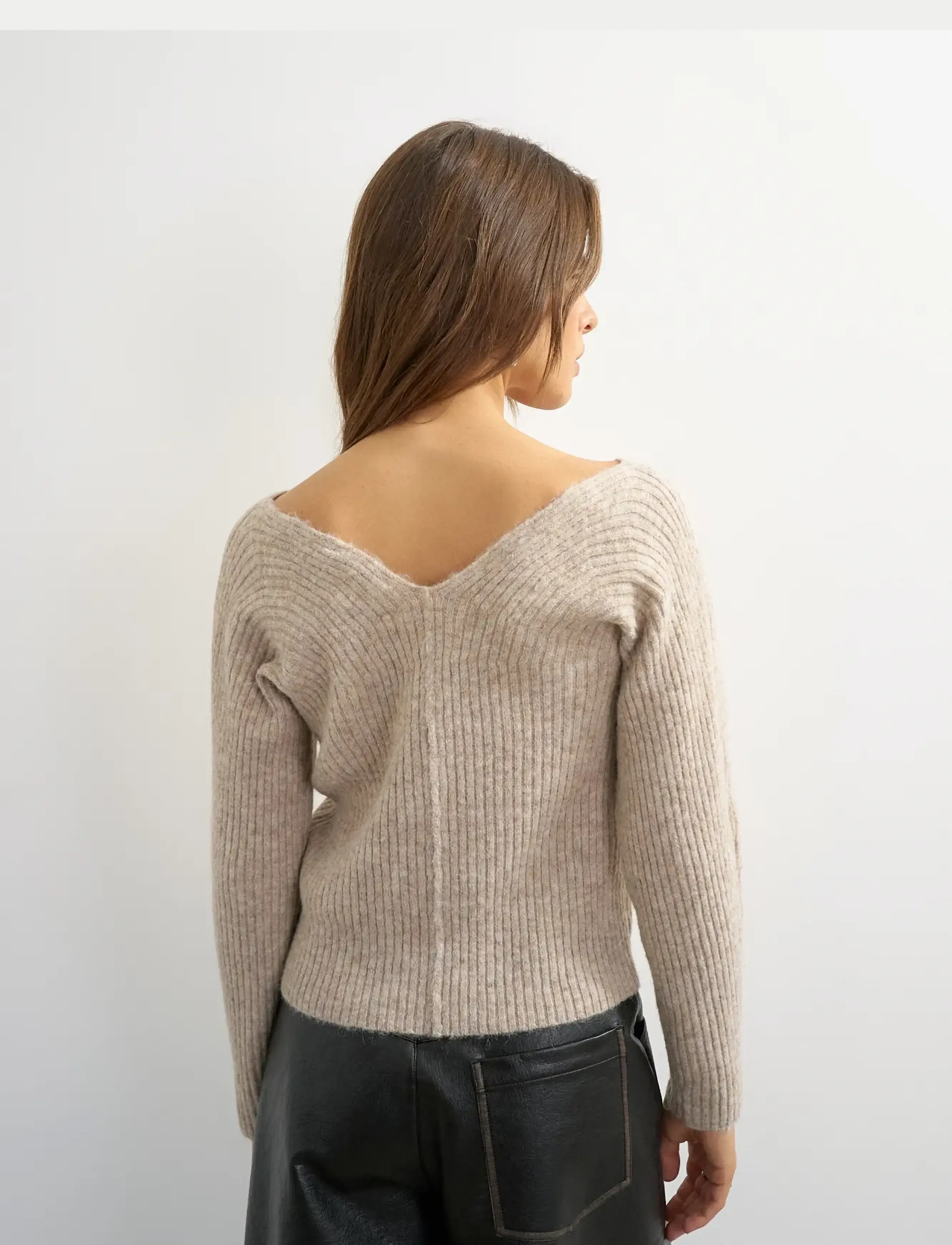 Topshop - TSFIONA KNITTED JUMPER KNT - jumpers - oatmeal - 3