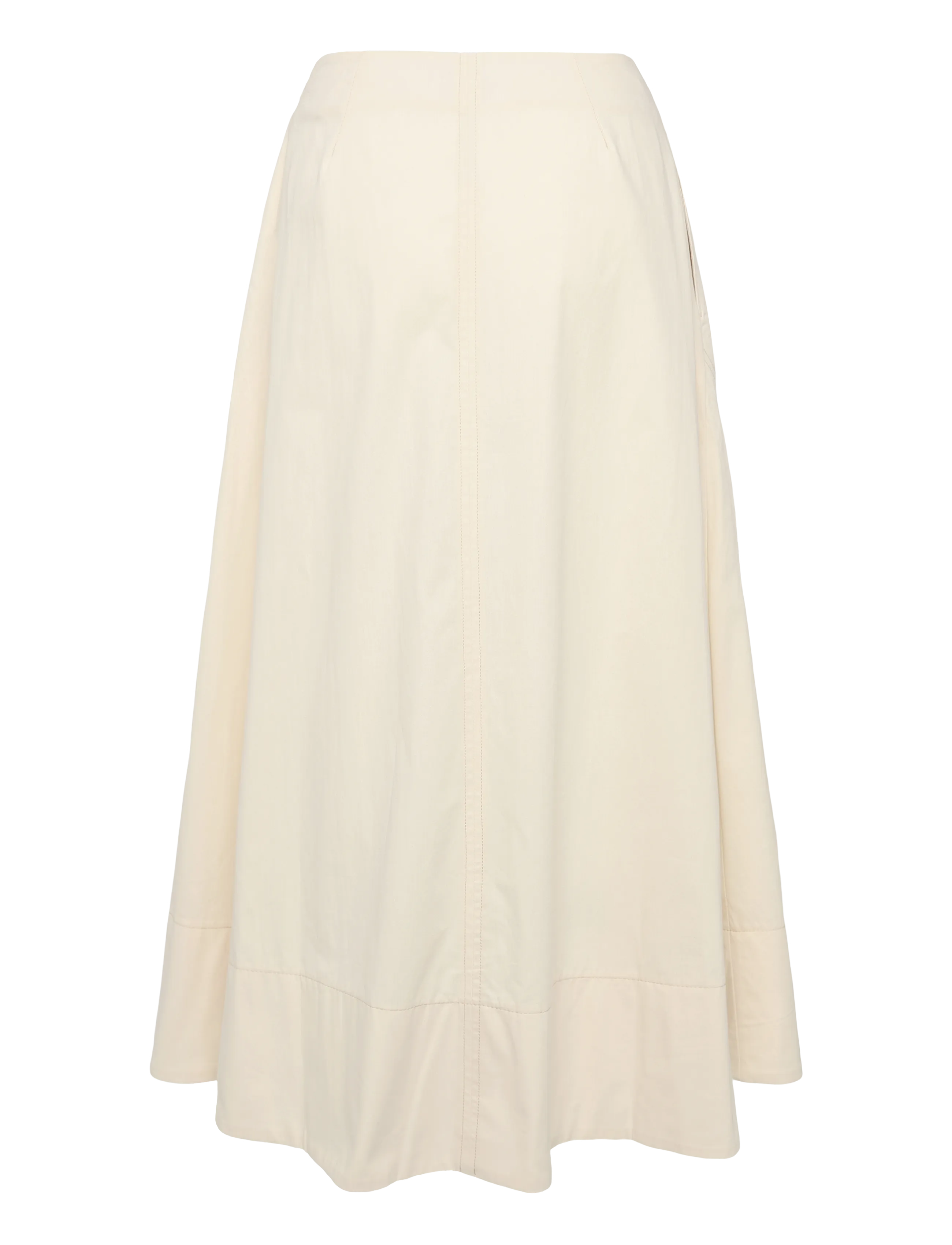 Topshop - TSMILLIE CONTRAST STITCH MAXI SKIRT WVN - maxi röcke - abbey stone - 1