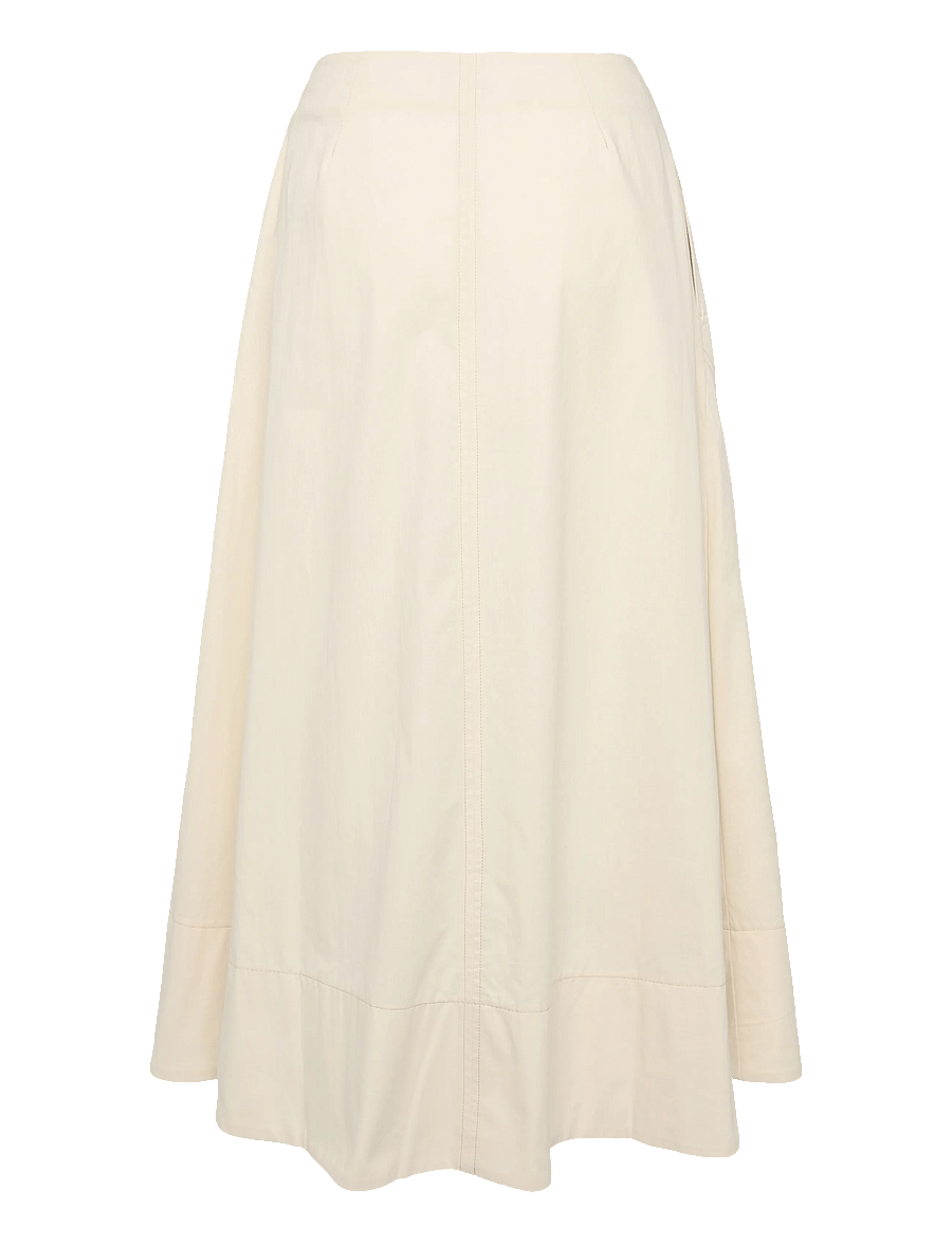 Topshop - TSMILLIE CONTRAST STITCH MAXI SKIRT WVN - maxi röcke - abbey stone - 1