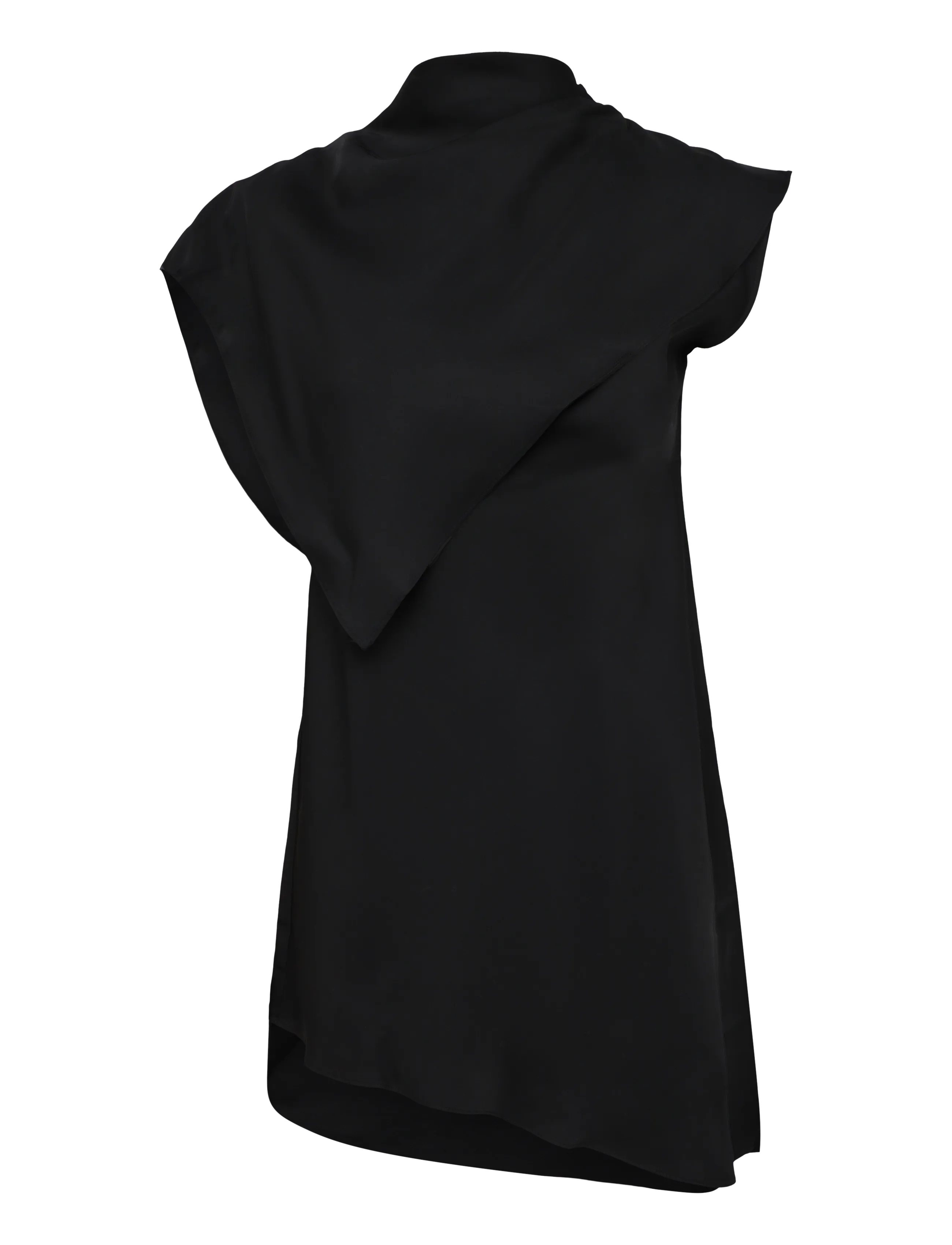 Topshop Tsachola Draped Scarf Detail Dress Wvn