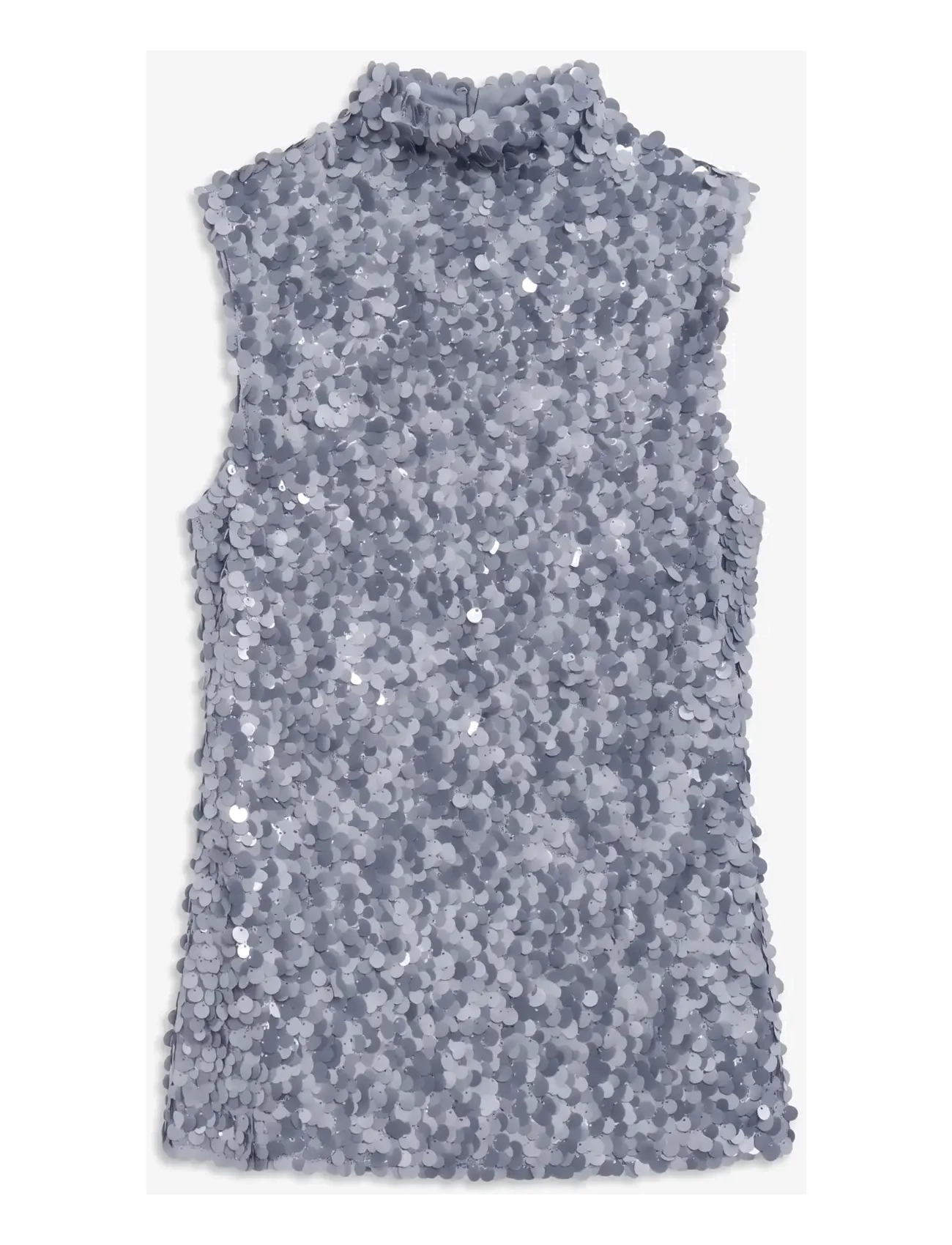 Topshop TSCARLA SEQUIN SIDE TIE TUNIC TOP JRS - Vaatteet - CASHMERE BLUE / blue