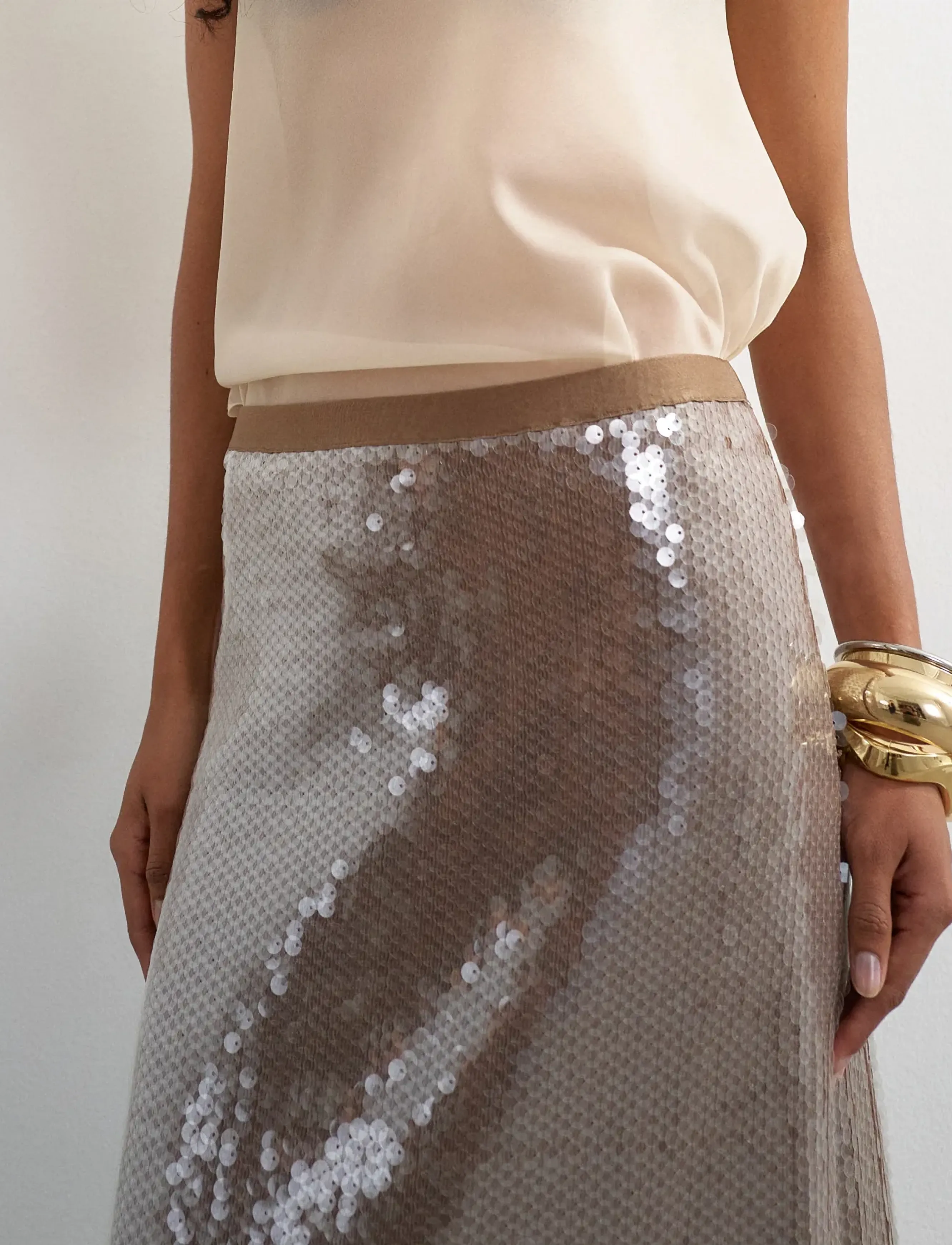 TOPSHOP Tscecia Sequin Maxi Skirt Jrs kjolar dam – bild 3