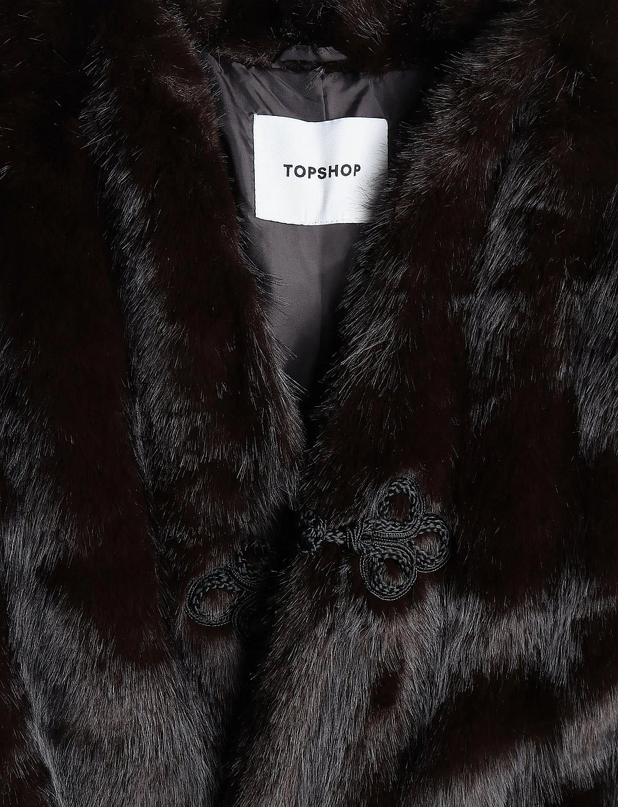 Topshop - TSARIZONA LONGLINE DETAIL JACKET OTW - chocolate brown - 2