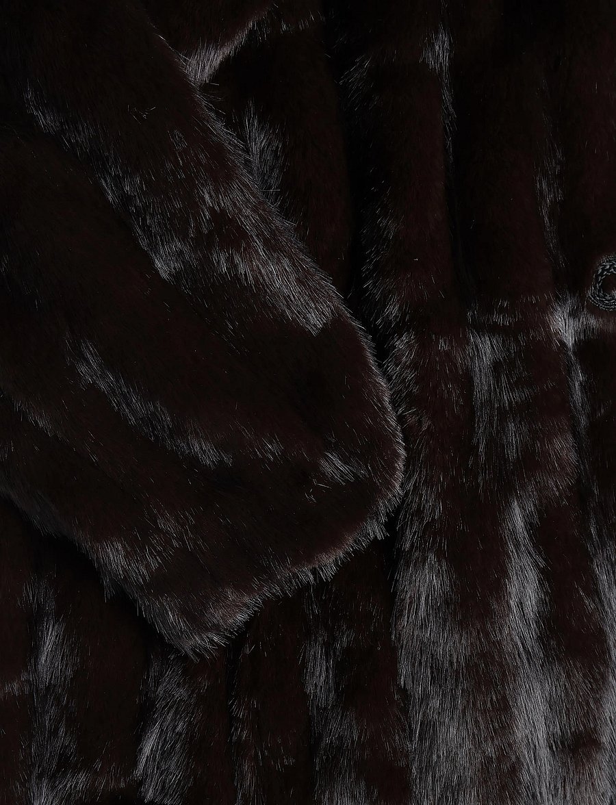 Topshop - TSARIZONA LONGLINE DETAIL JACKET OTW - chocolate brown - 3