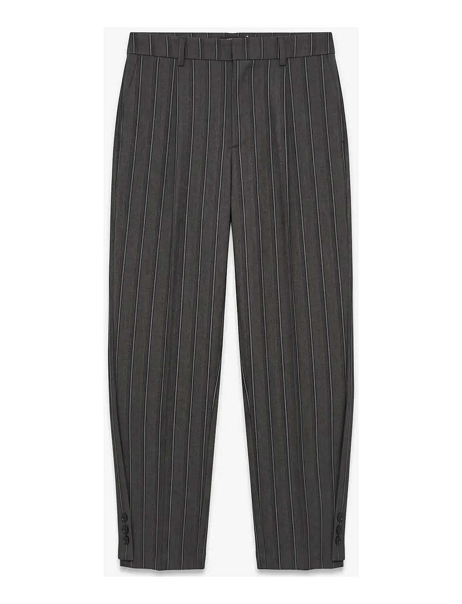 Topshop - TSALAZ STRAIGHT LEG FOLDED TROUSER - anzugshosen - charcoal gray - 1