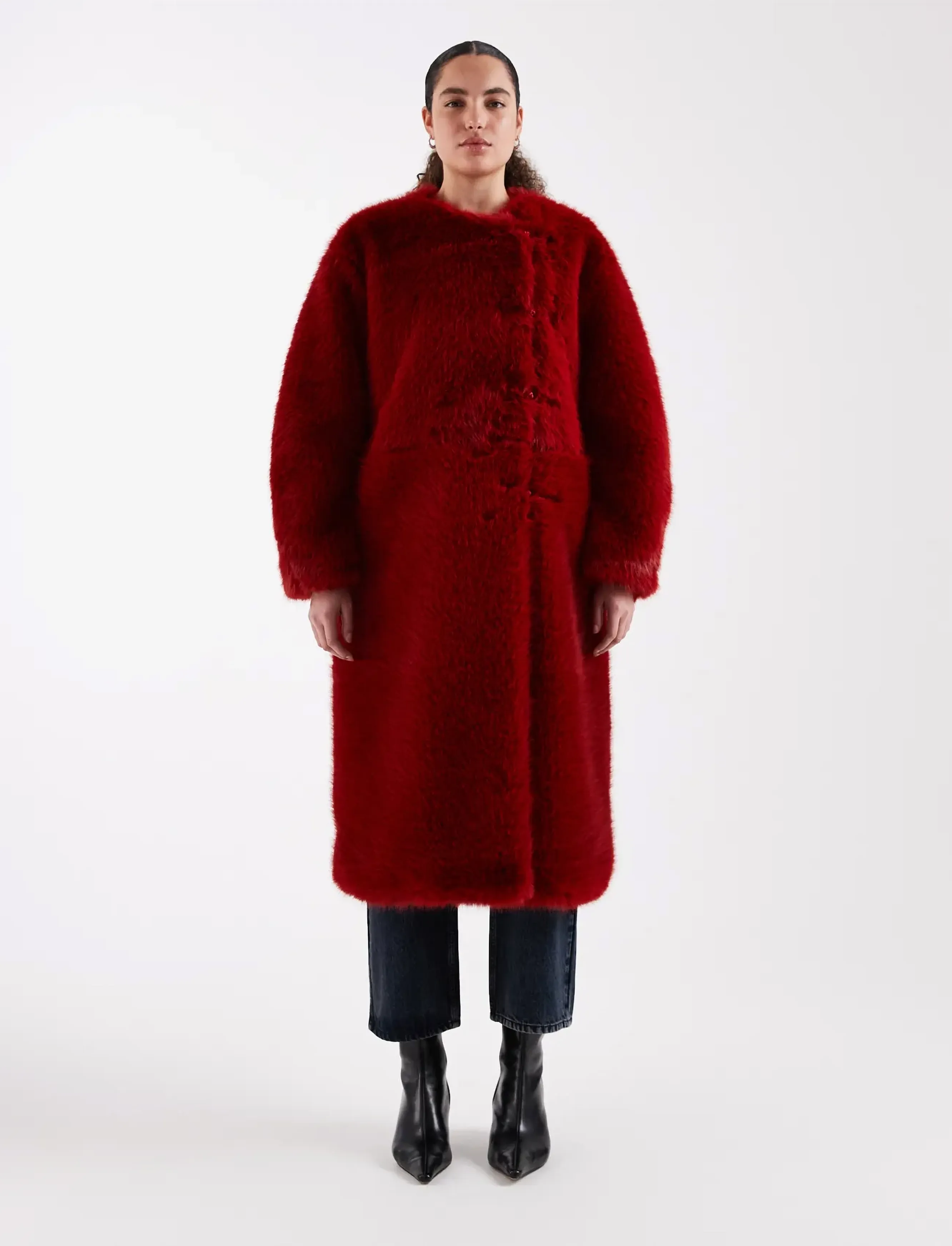 Tsfruity Oversized Longline Coat Otw